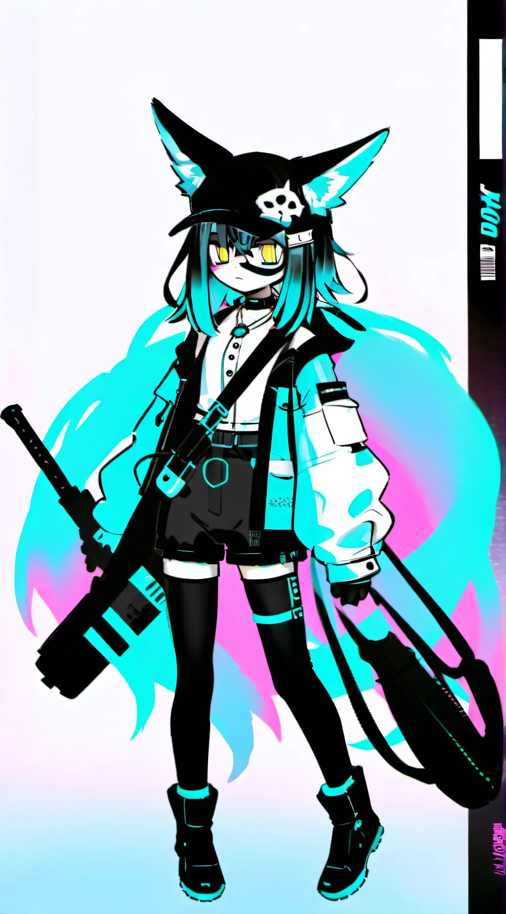 ai character: .•°Mint°•. background