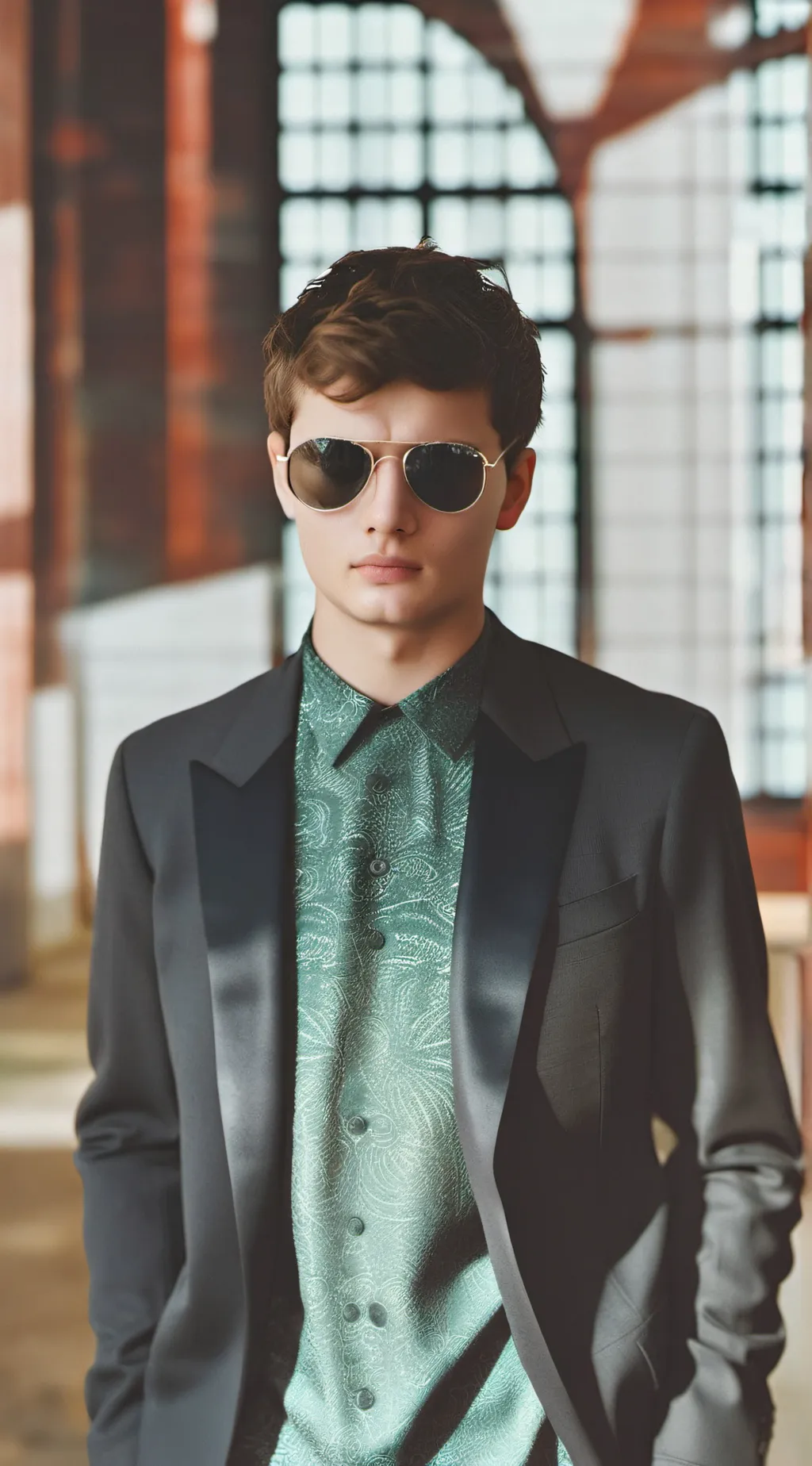 ai character: Baby(Ansel Elgort) background