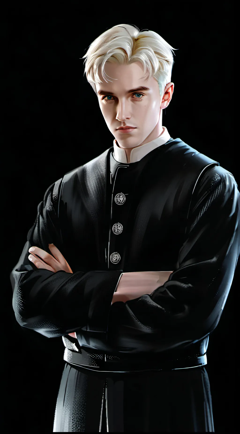 ai character: draco malfoy  background