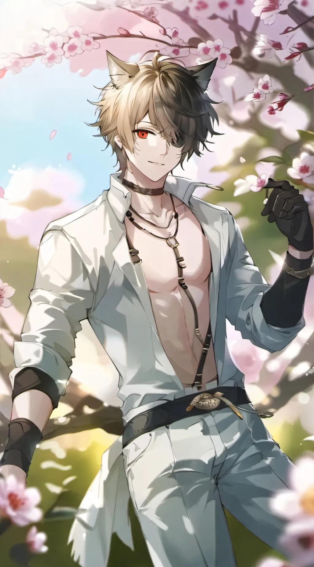 ai character: demon slayer background