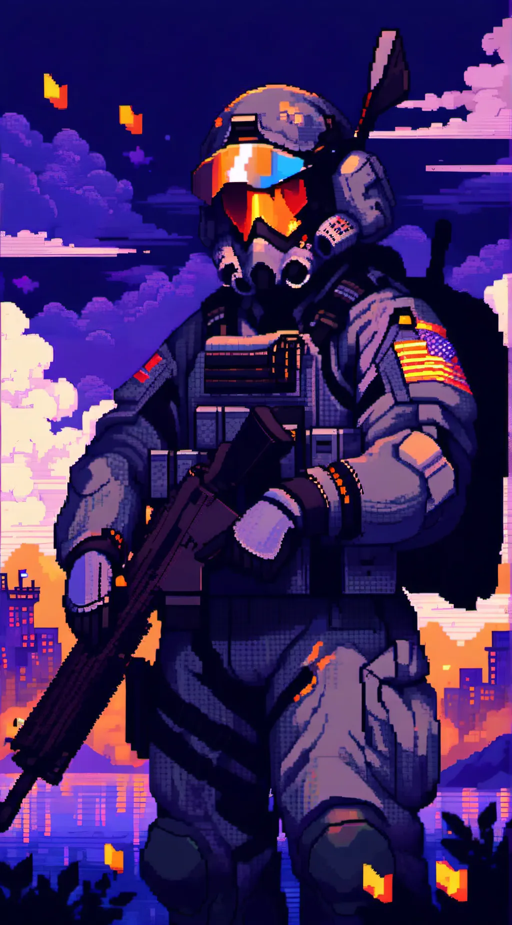 ai character: cod! background