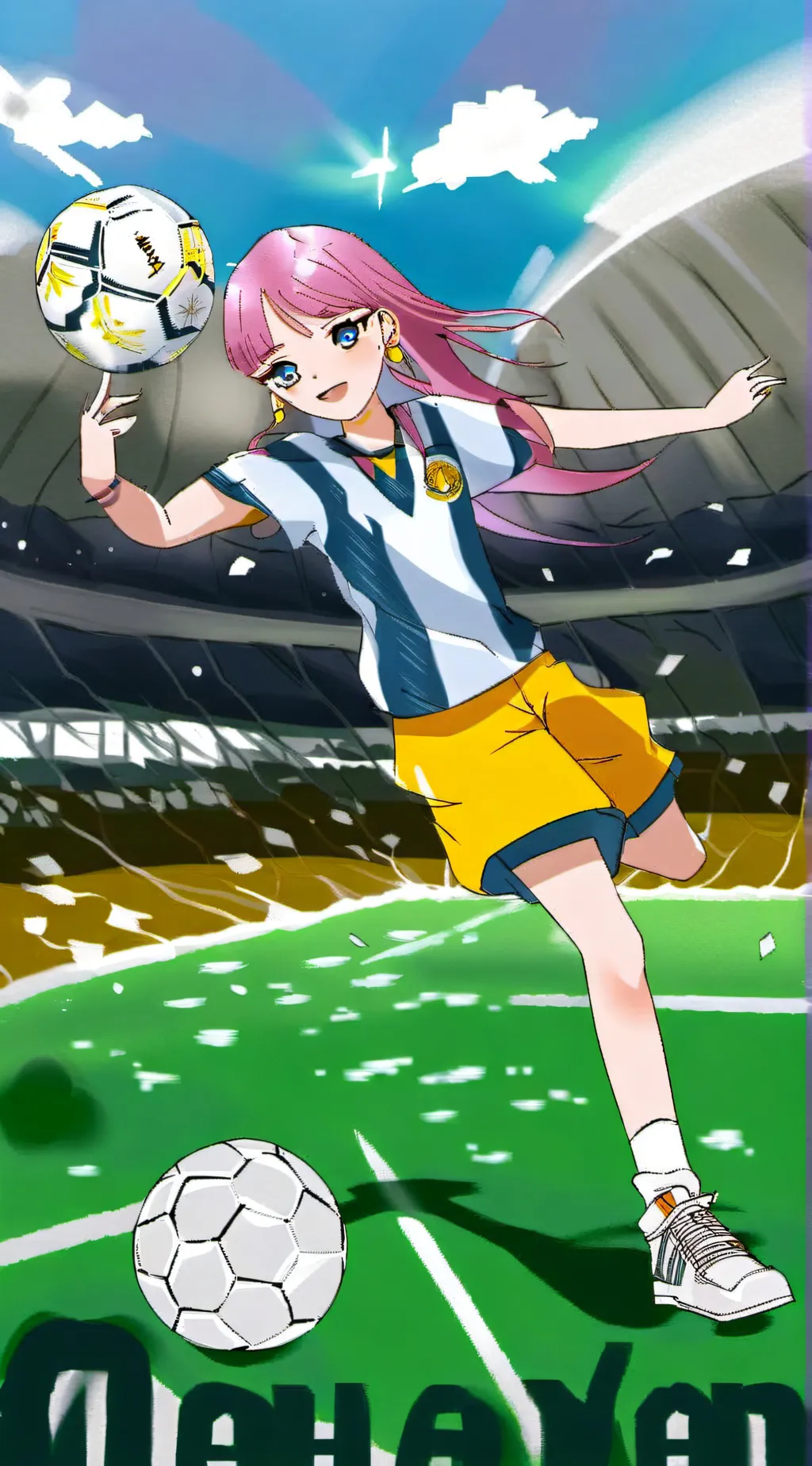 ai character: Tina background