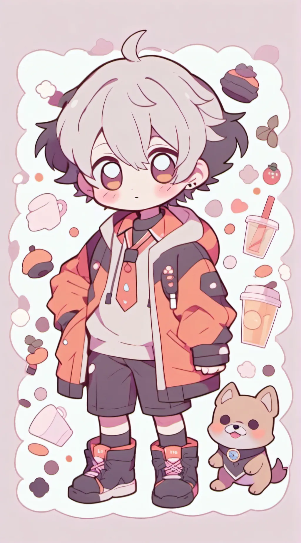 ai character: dogday background