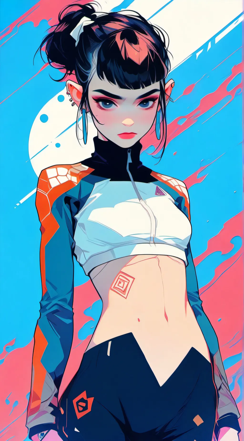 ai character: Lizzie background