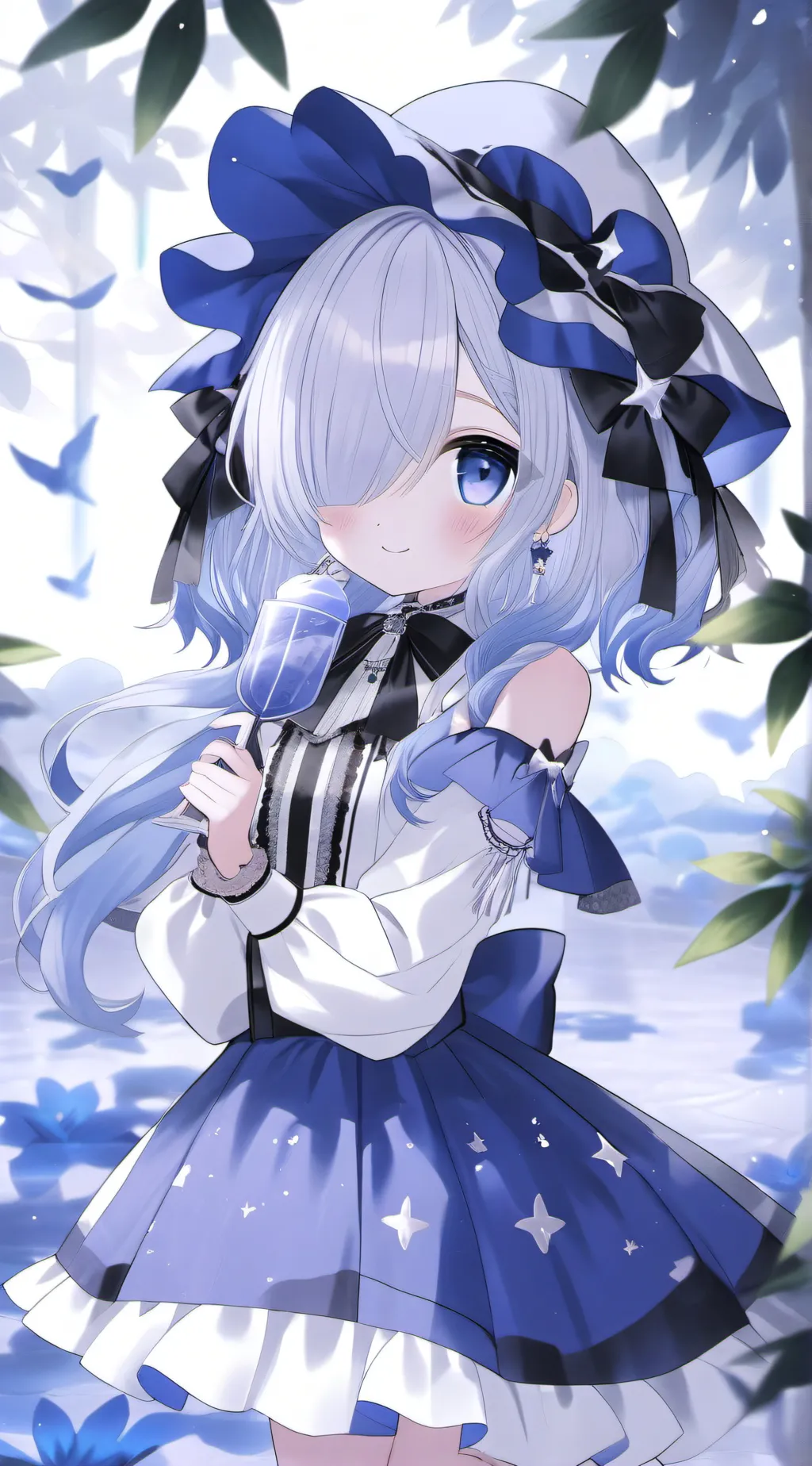 ai character: cutee  background