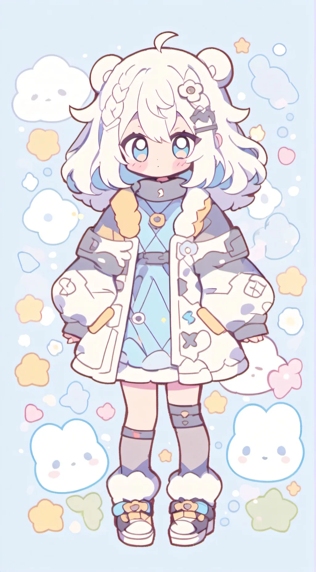 ai character: Undertale background
