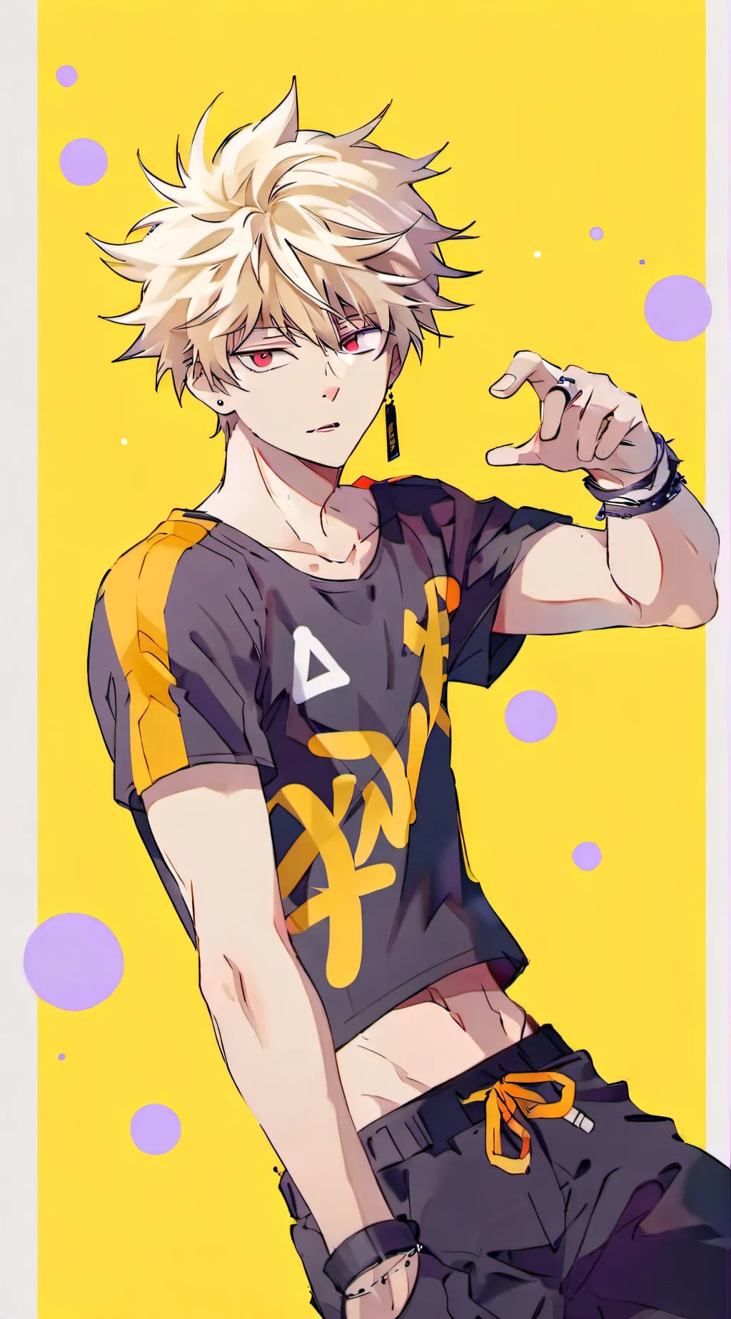 ai character: bakugo background