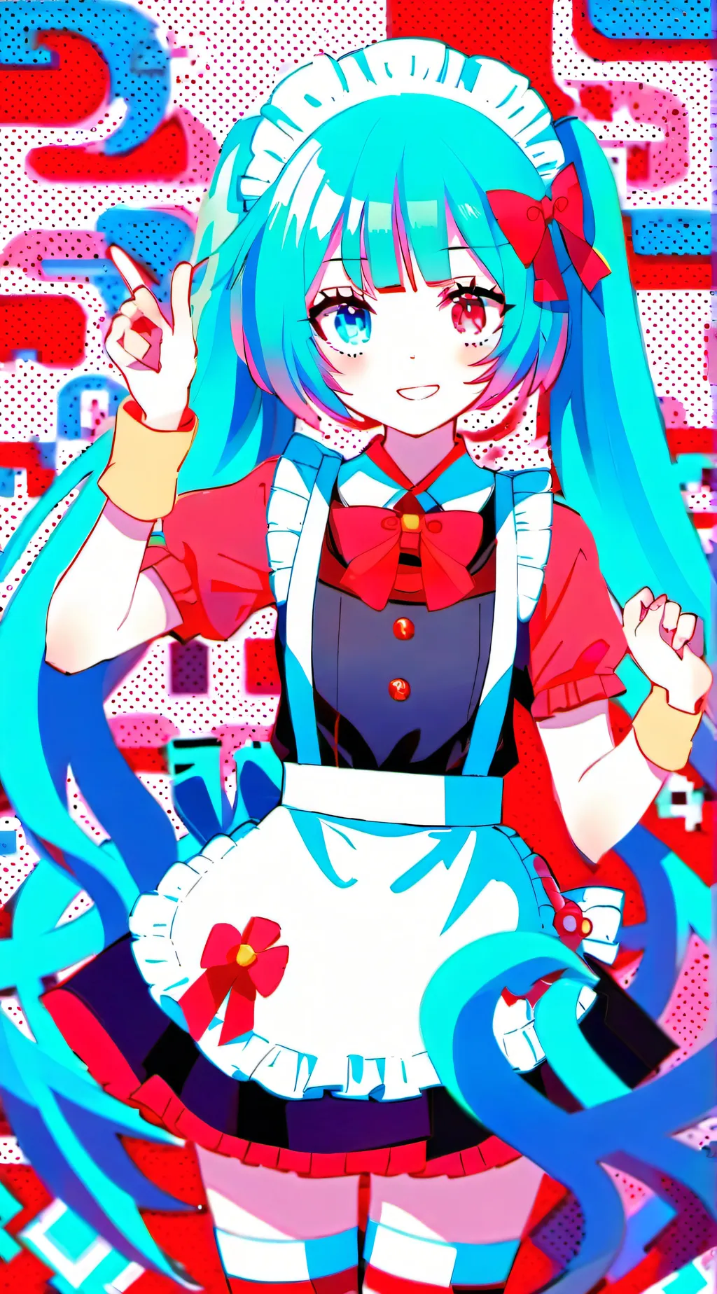 ai character: Miku background