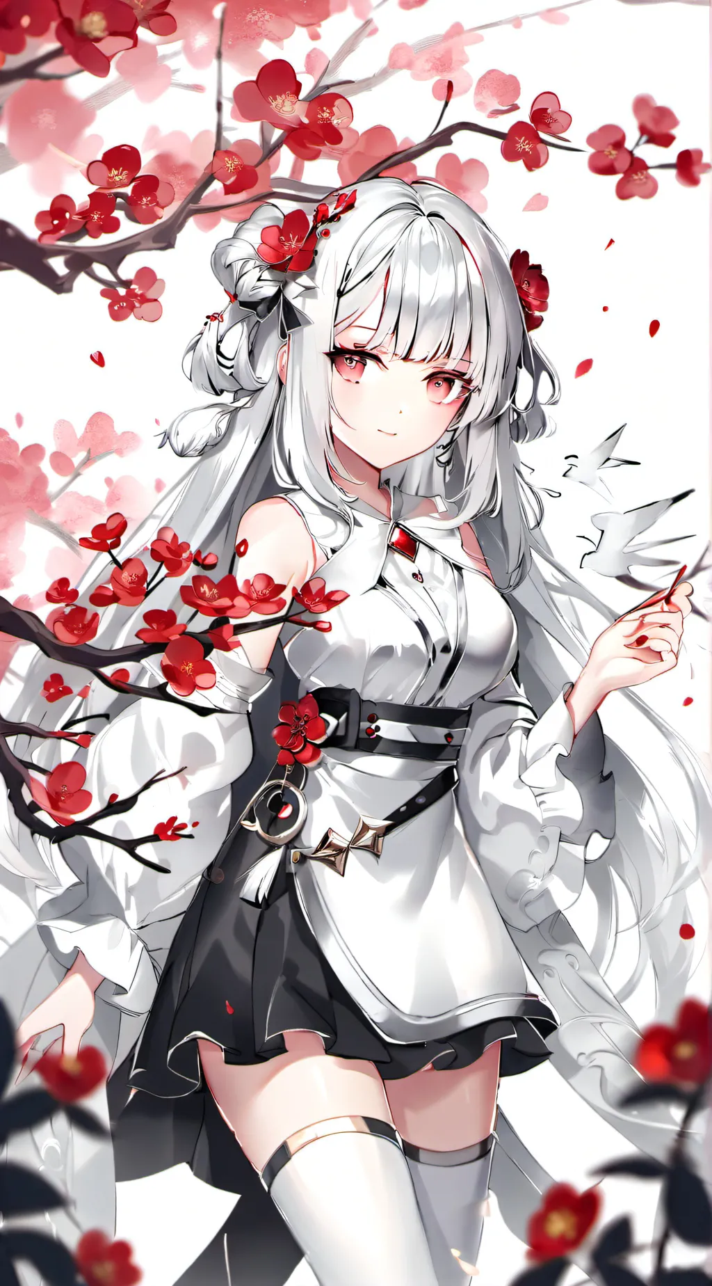 ai character: Rose background
