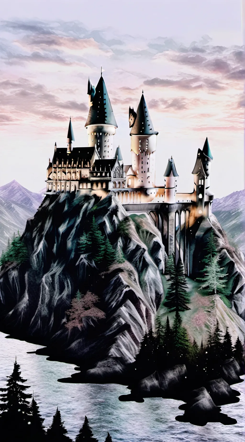 ai character: Yule ball background