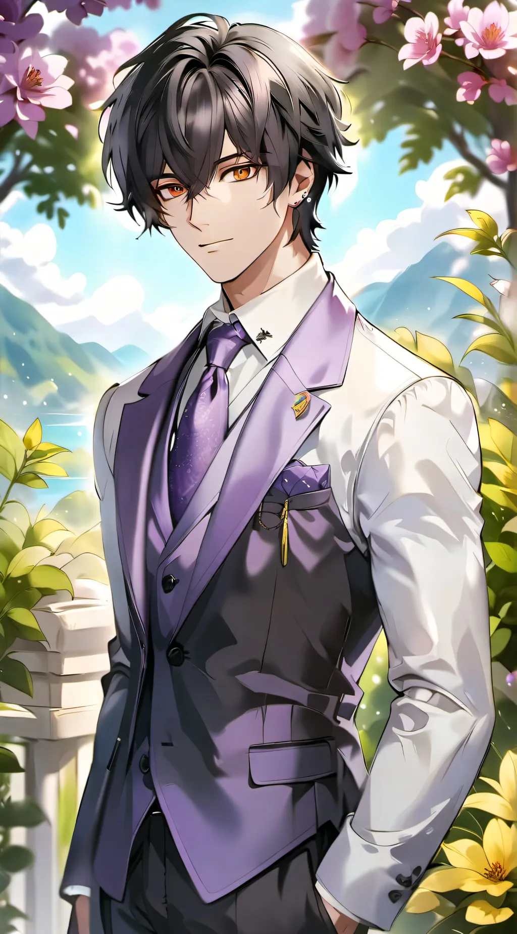 ai character: Stephen  background