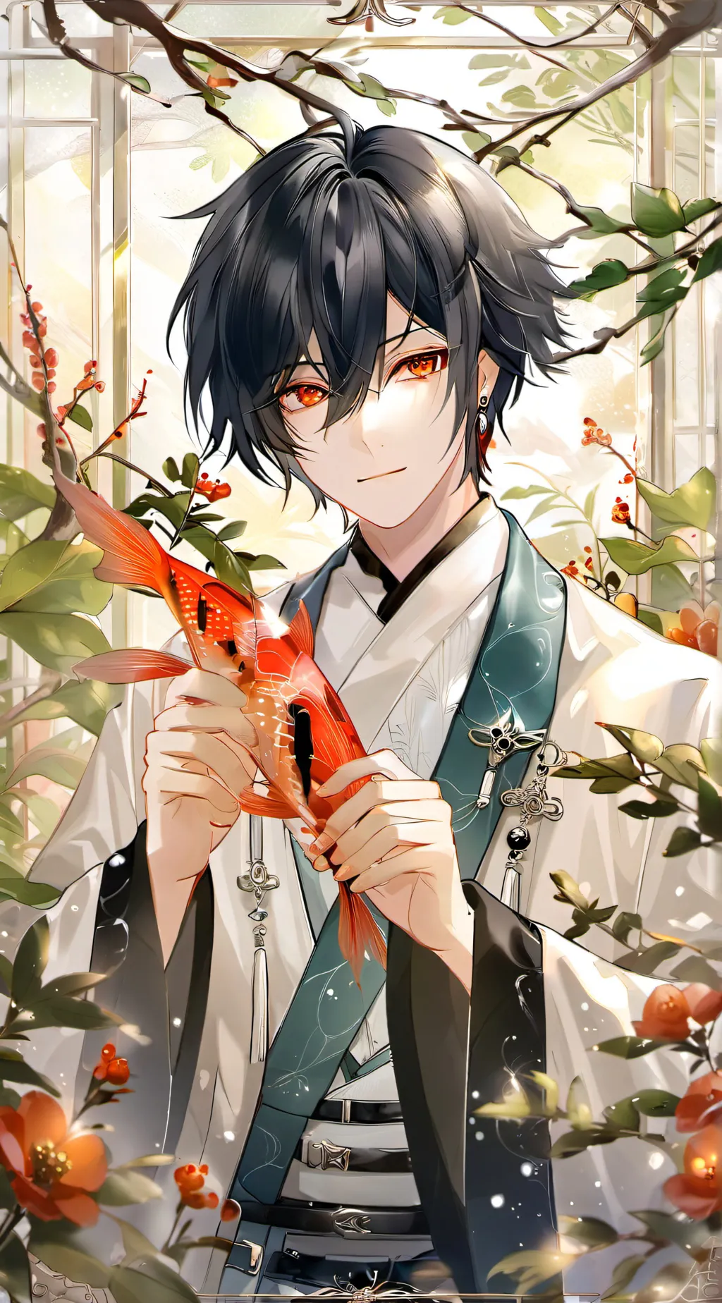 ai character: Ash background