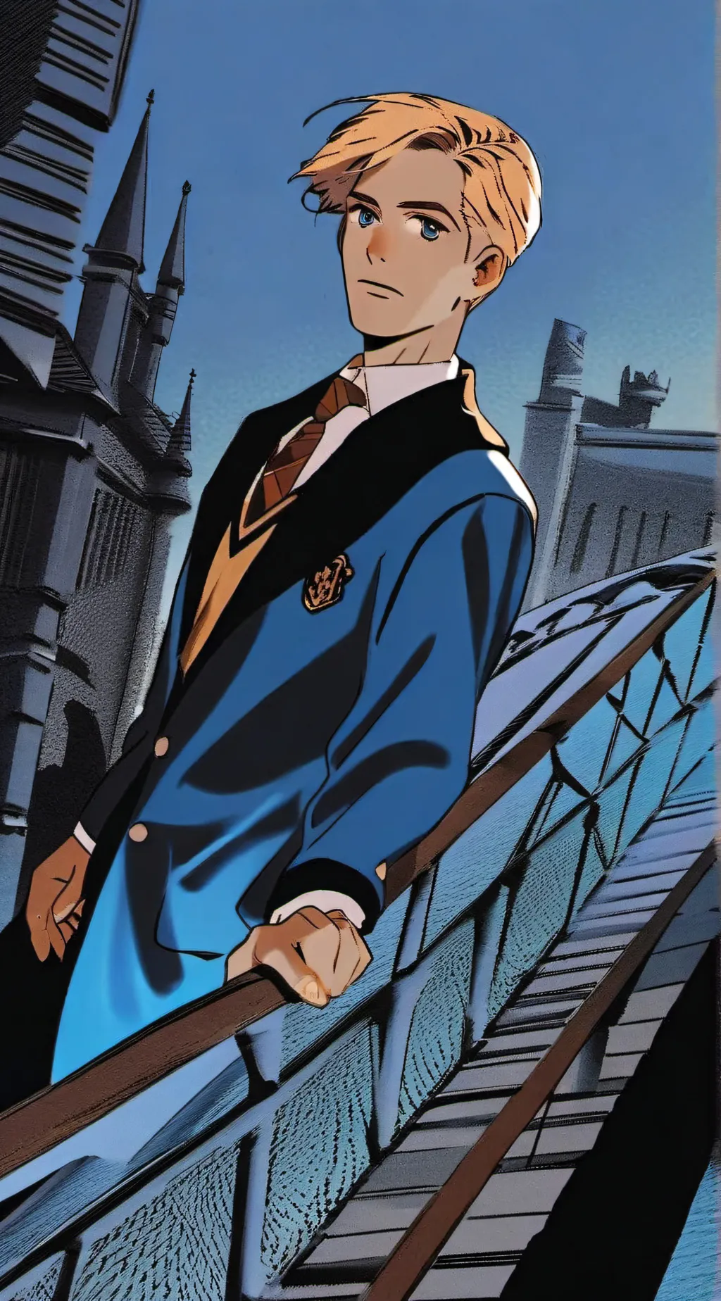 ai character: draco  background