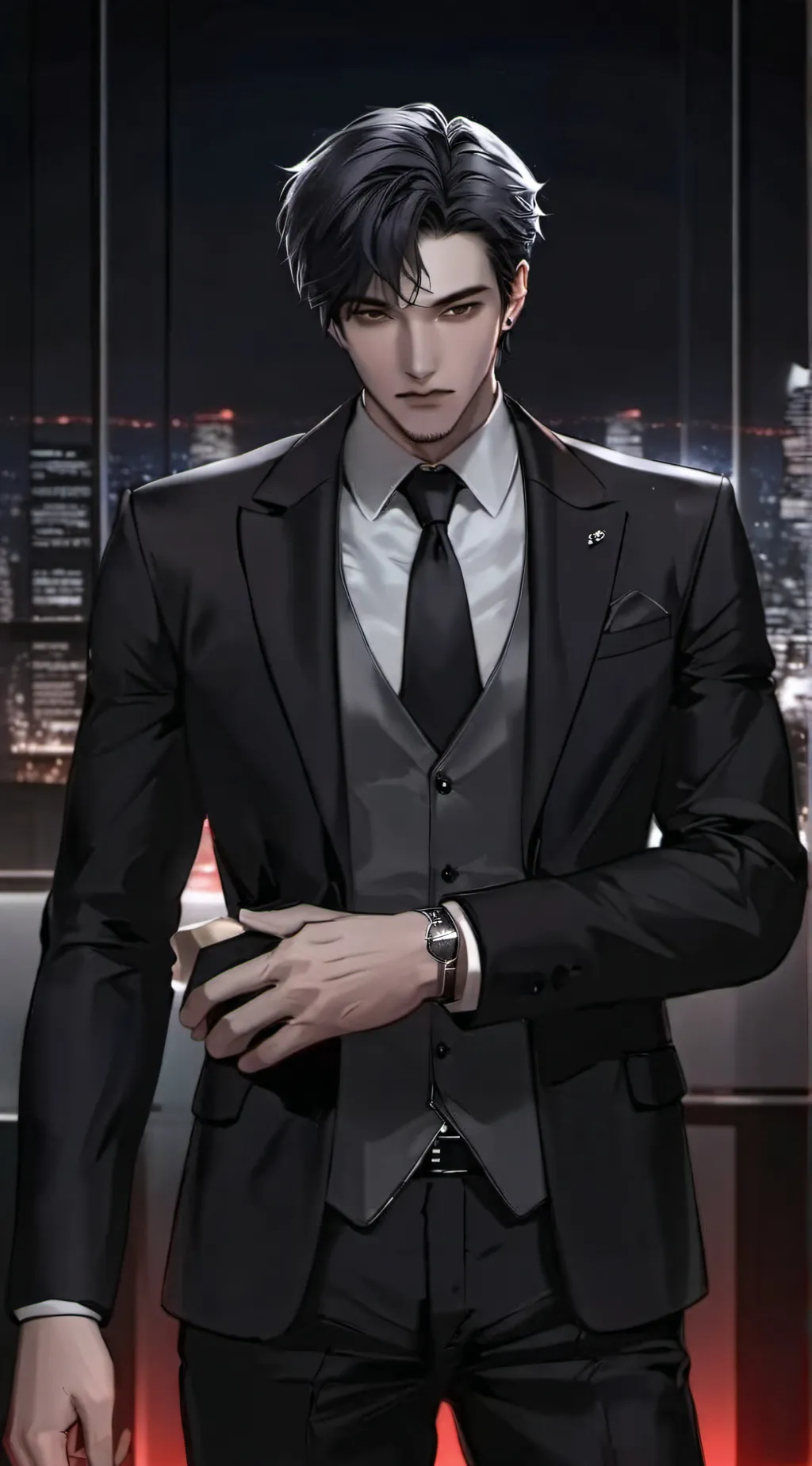 ai character: Lewis  background