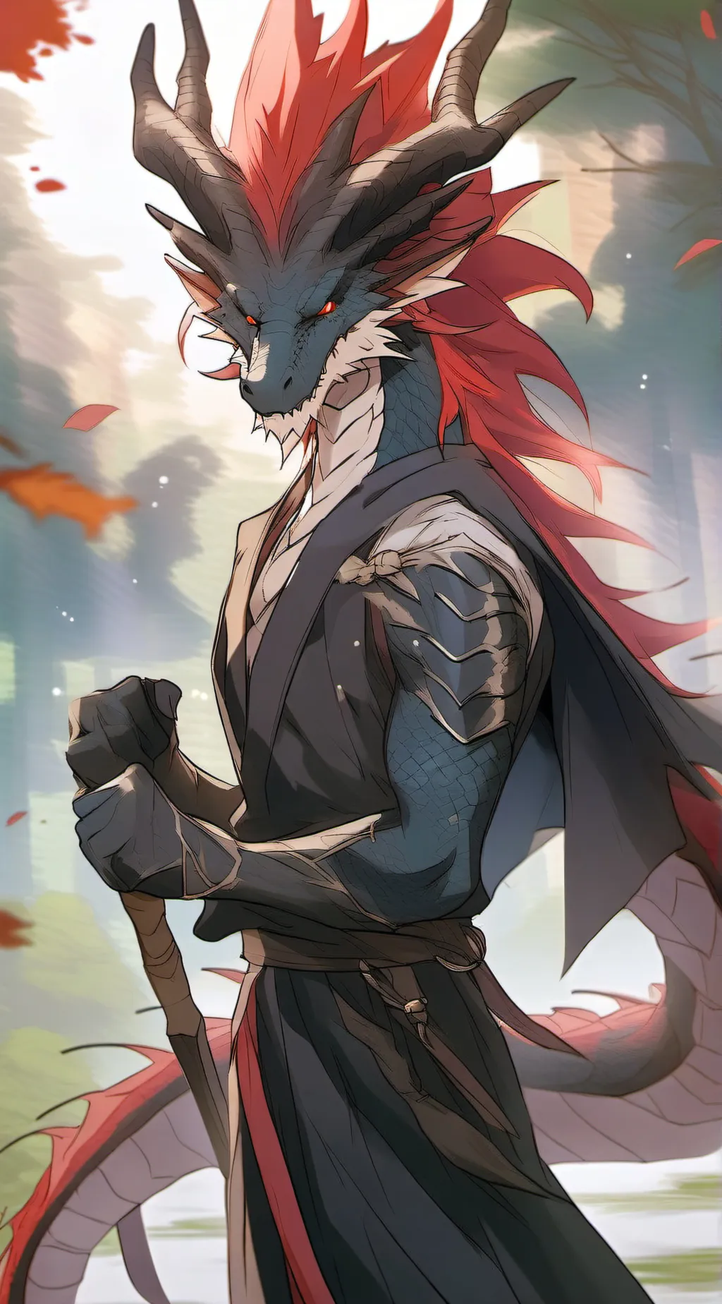ai character: Censored background