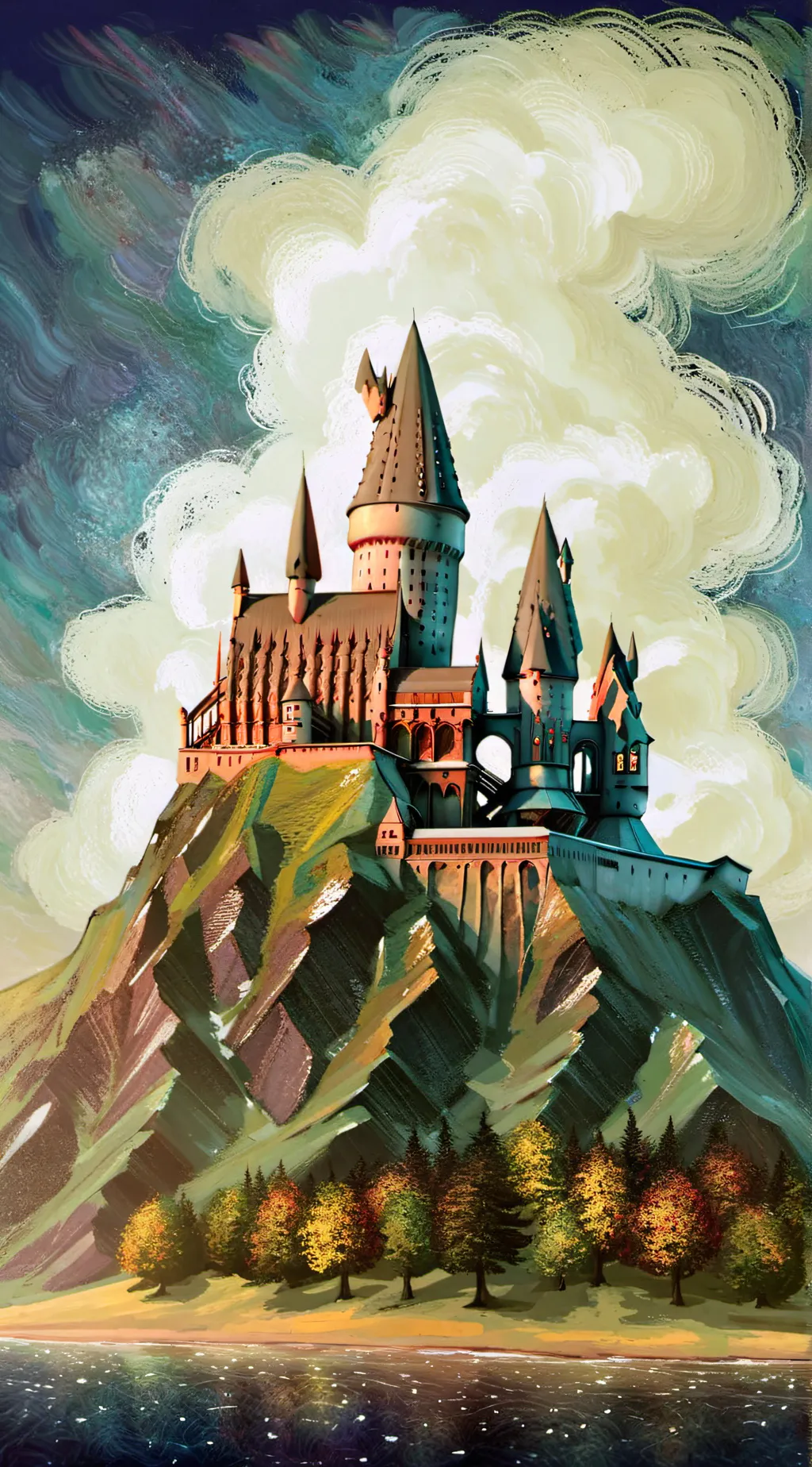 ai character: hogwarts background