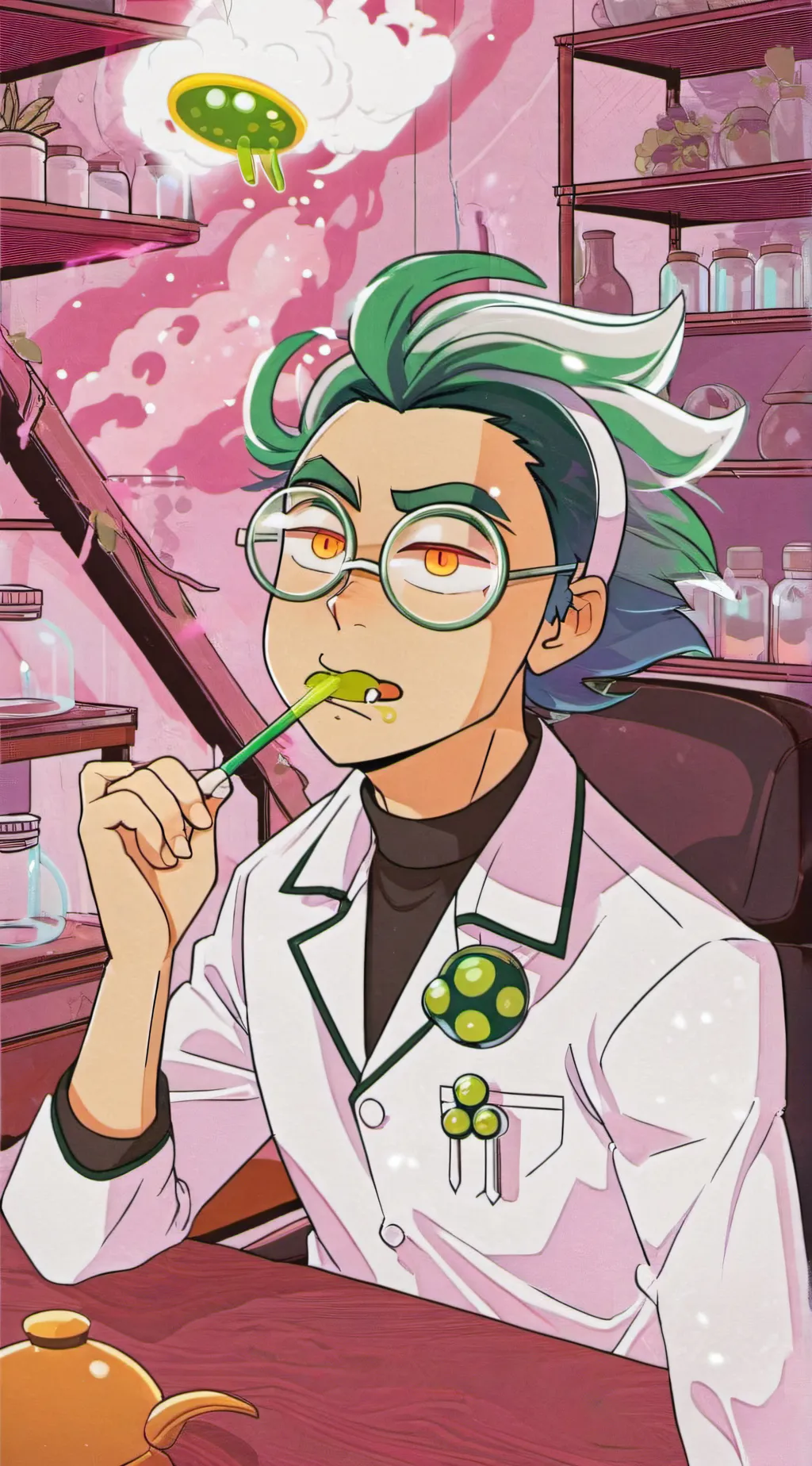ai character: Dr. Edwin Glum background
