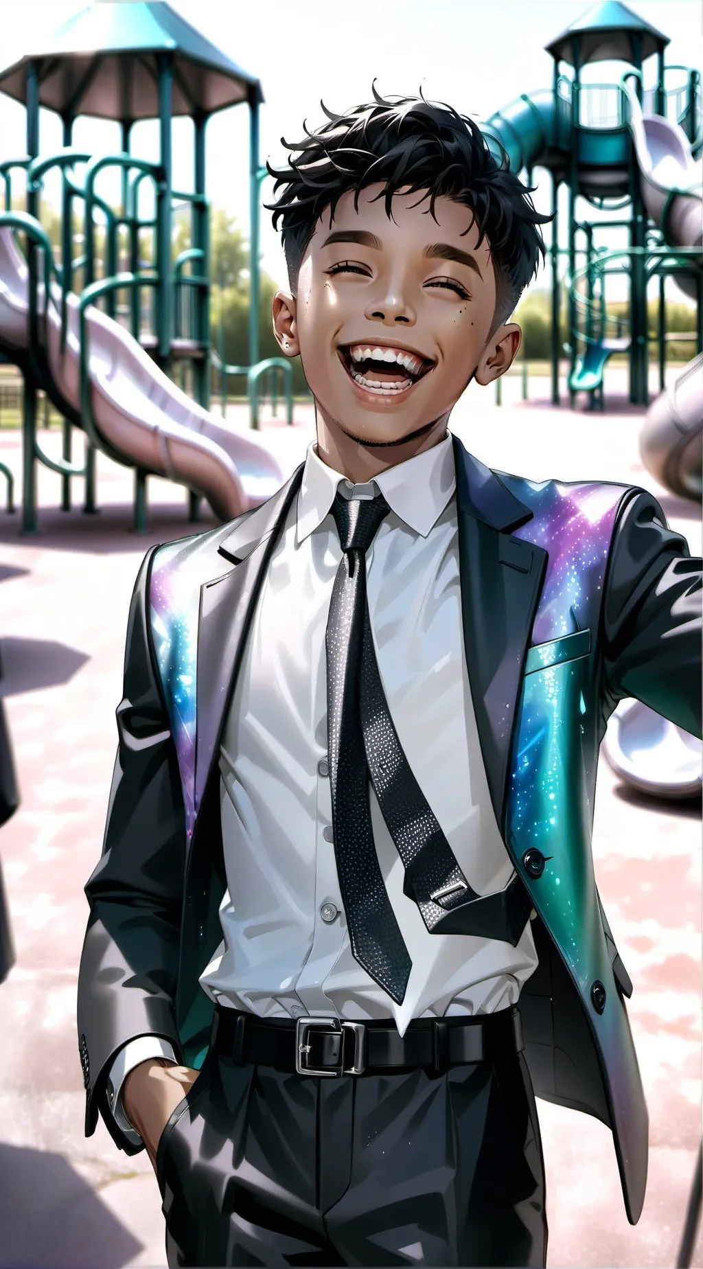ai character: Kamogelo(my bro) background