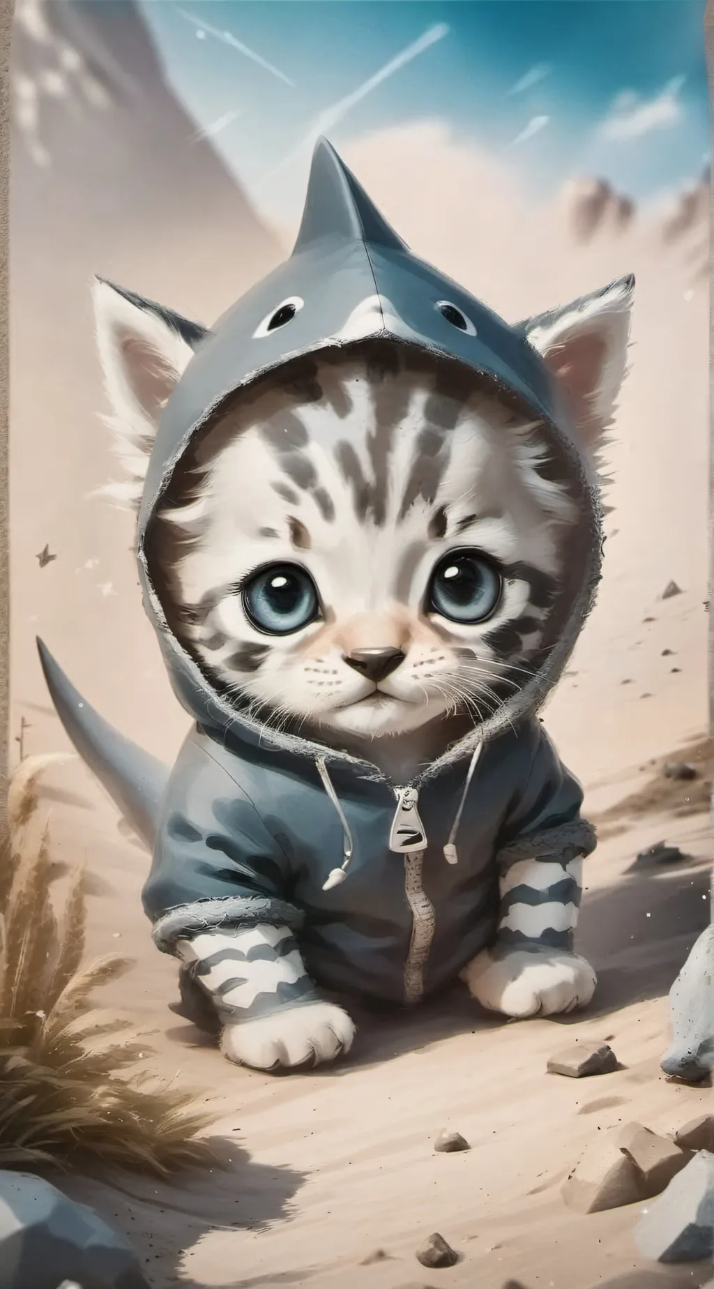 ai character: Sharkeyyy  background