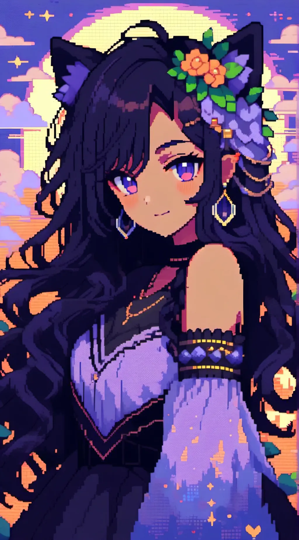 ai character: Aphmau and friends background