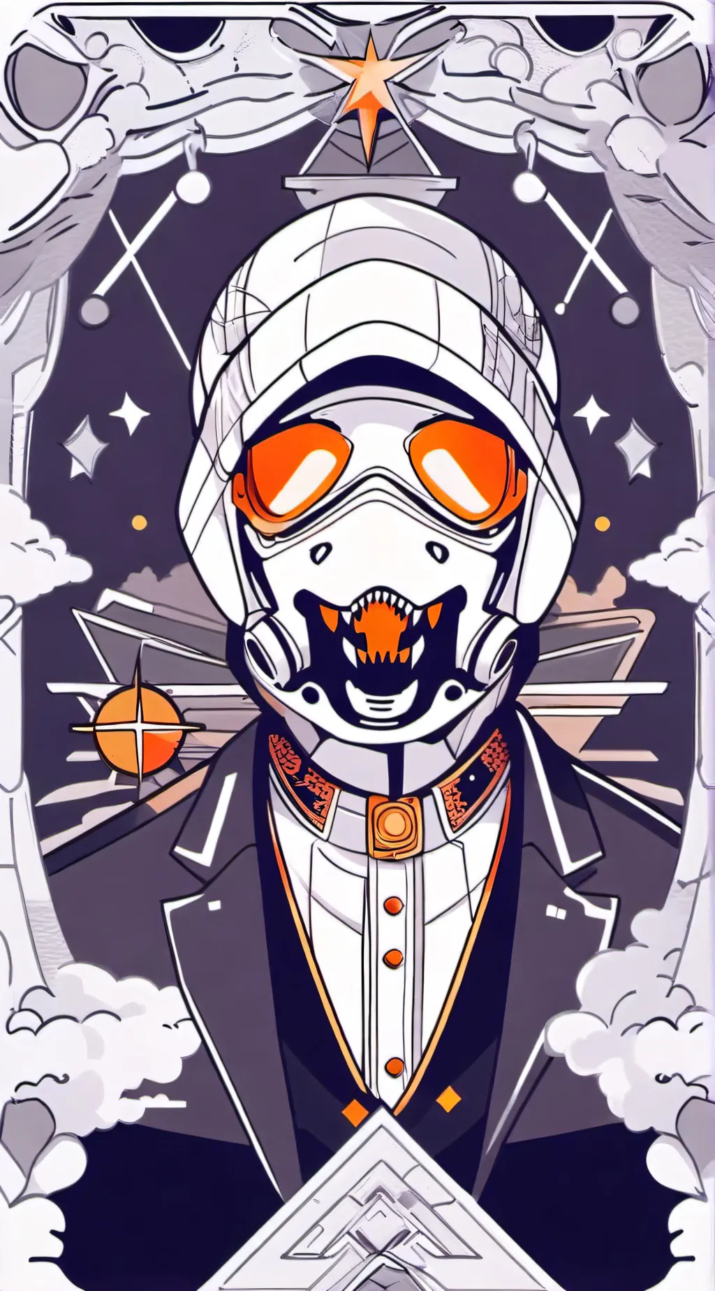 ai character: lizzy×glitch background