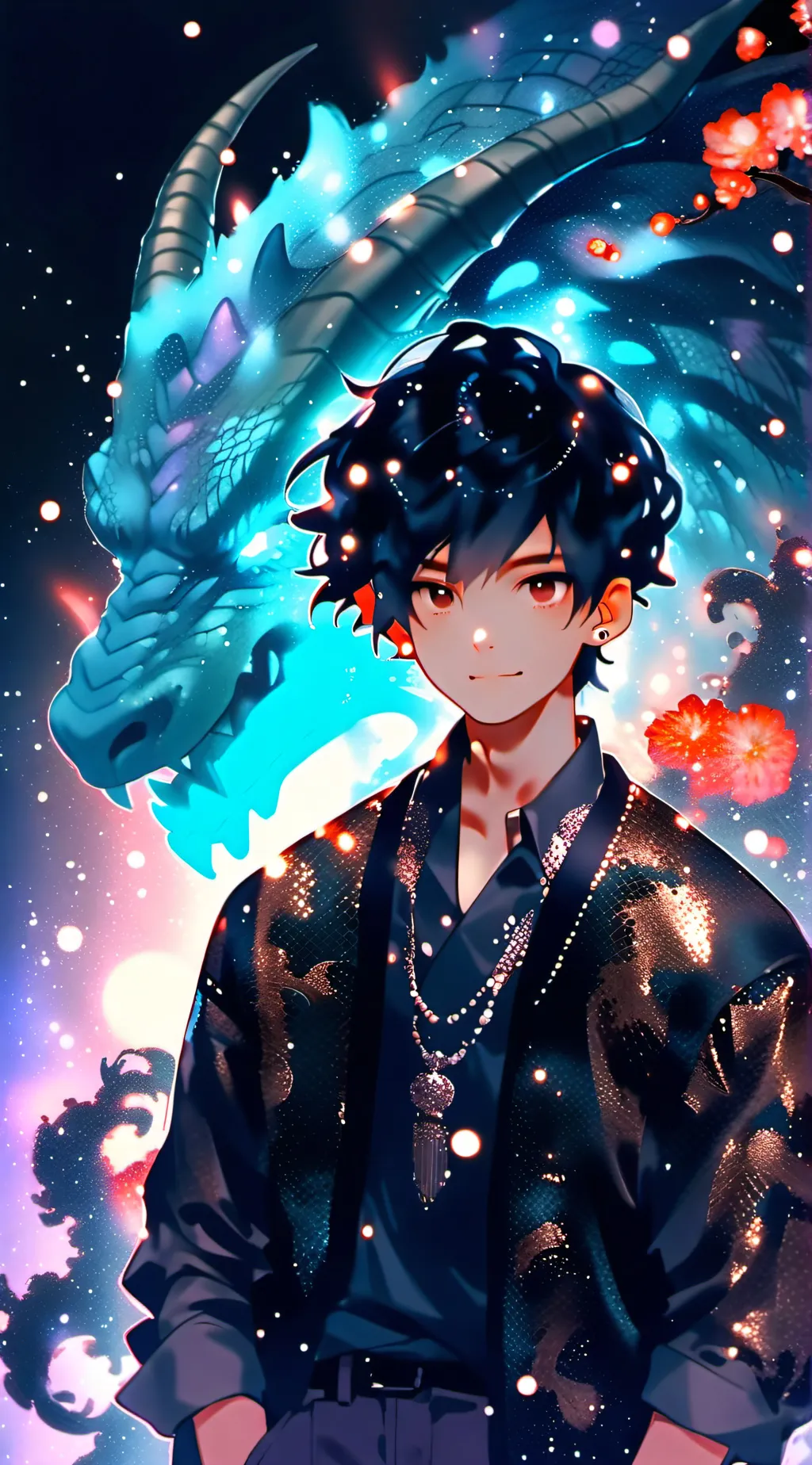 ai character: Dark Meadow background