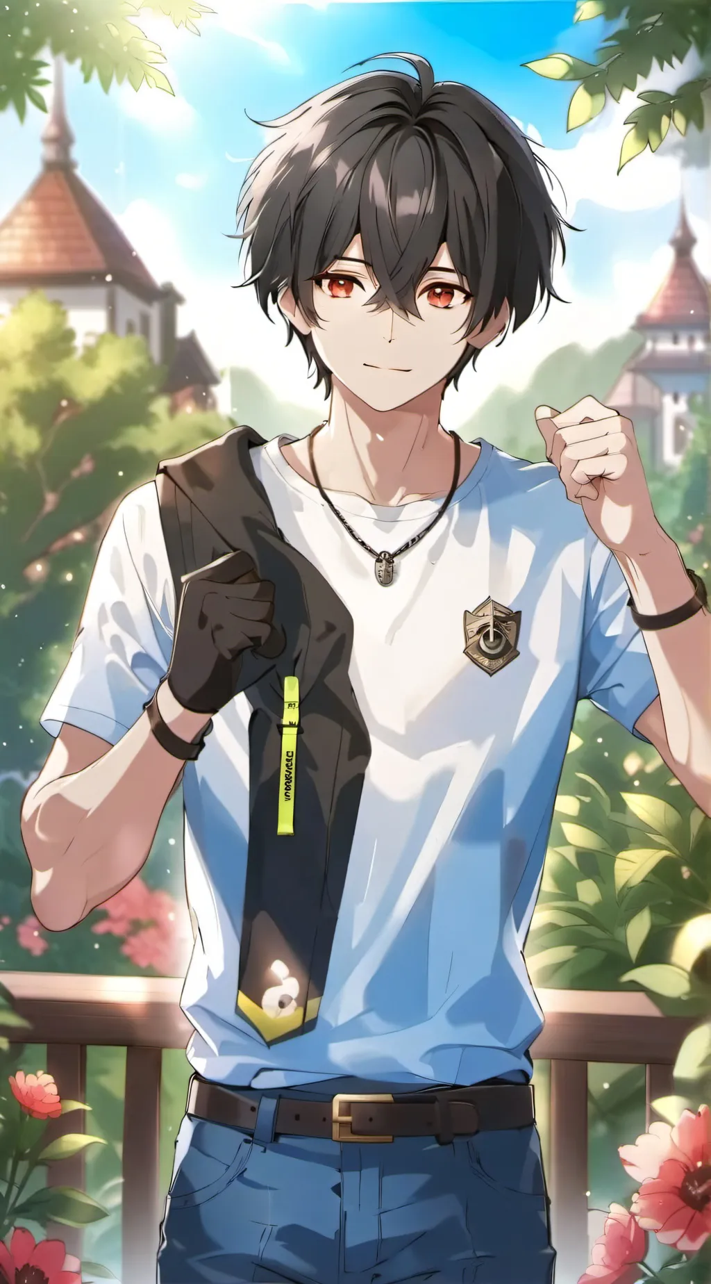 ai character: Jake 🤍 background