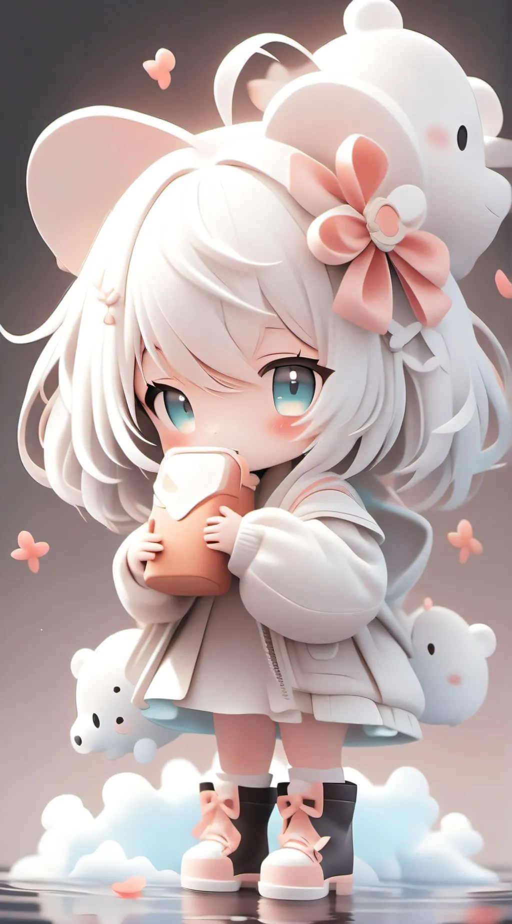 ai character: Amy. background