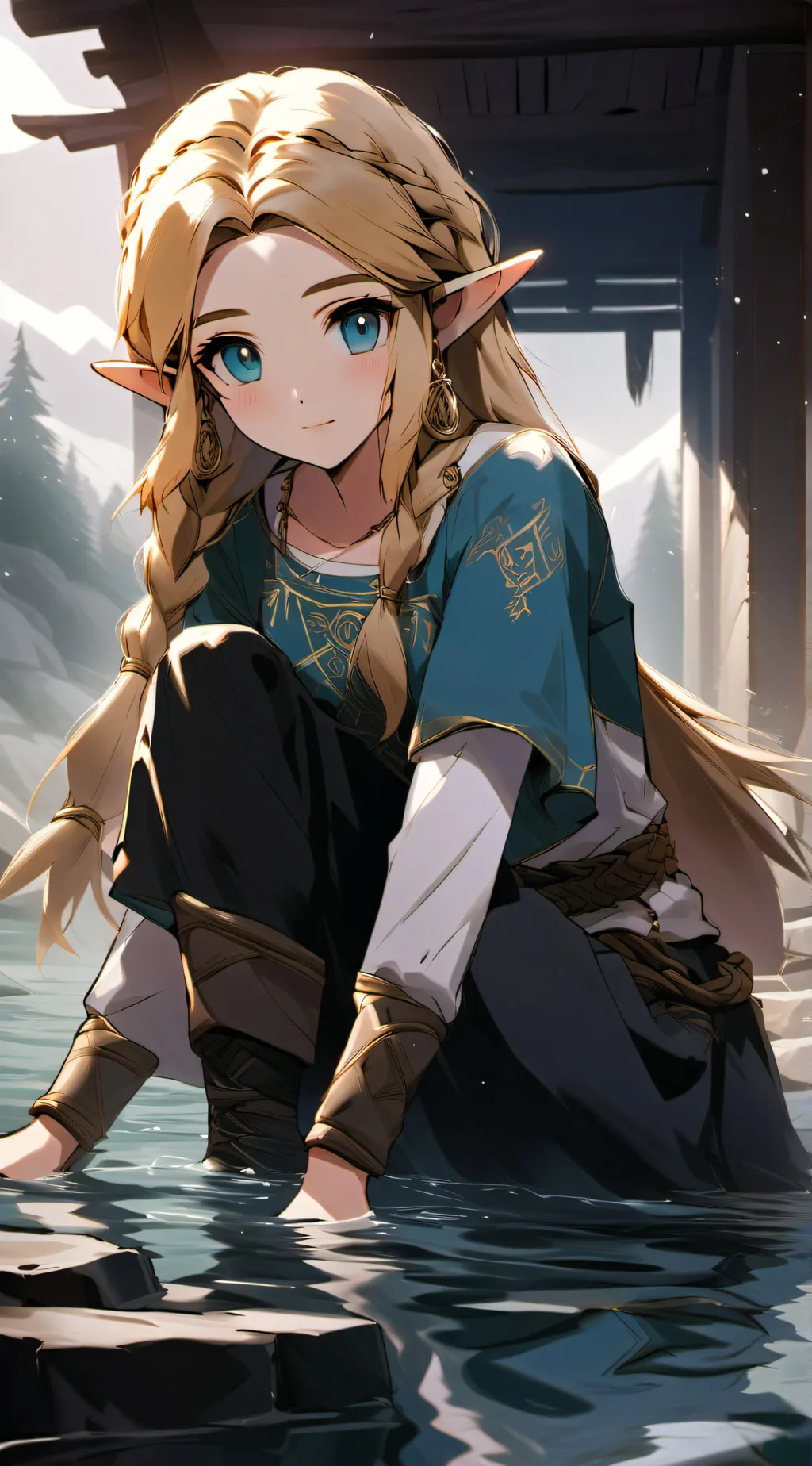 ai character: Princess Zelda background