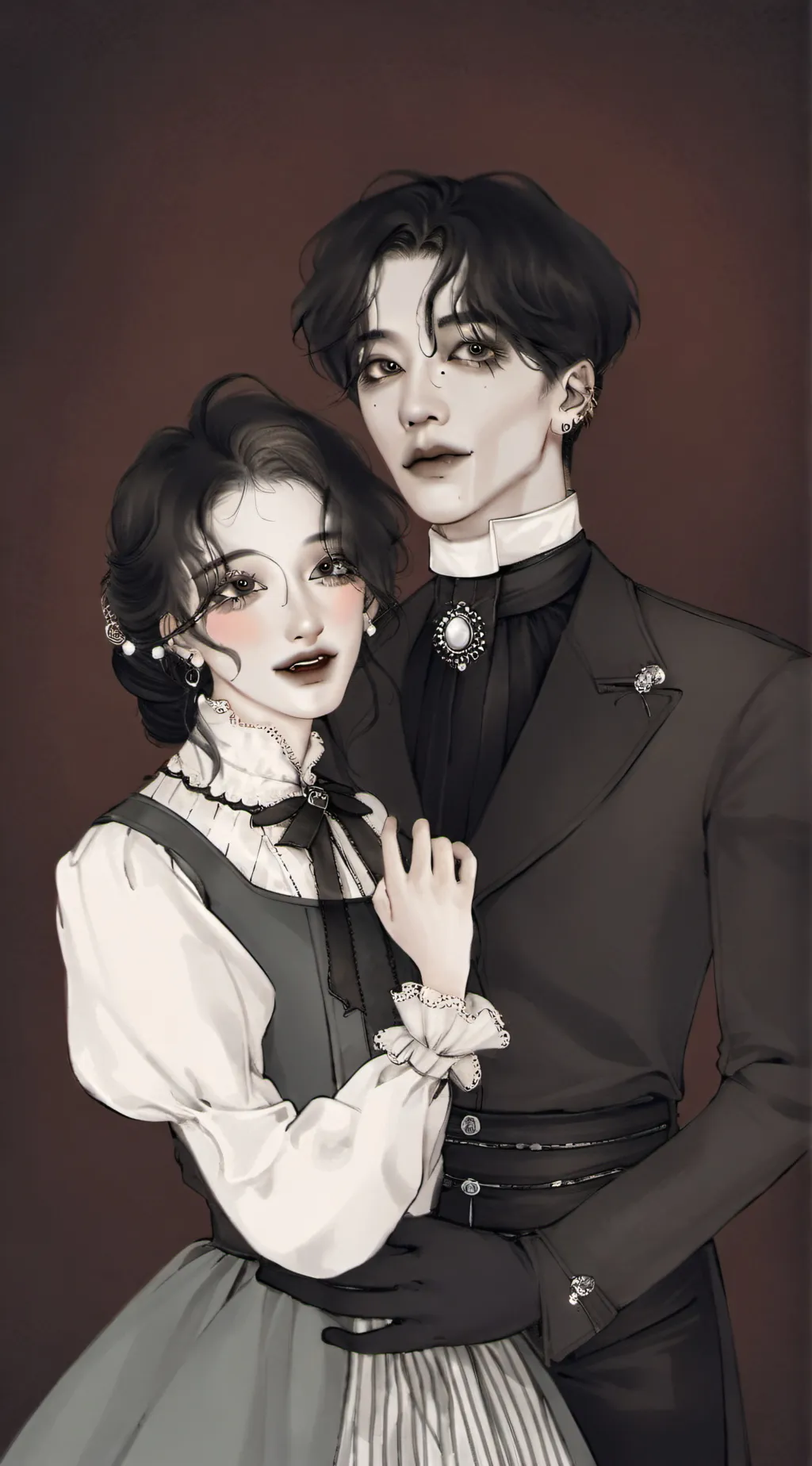 ai character: 𝚌𝚘𝚞𝚙𝚕𝚎 ♡ background
