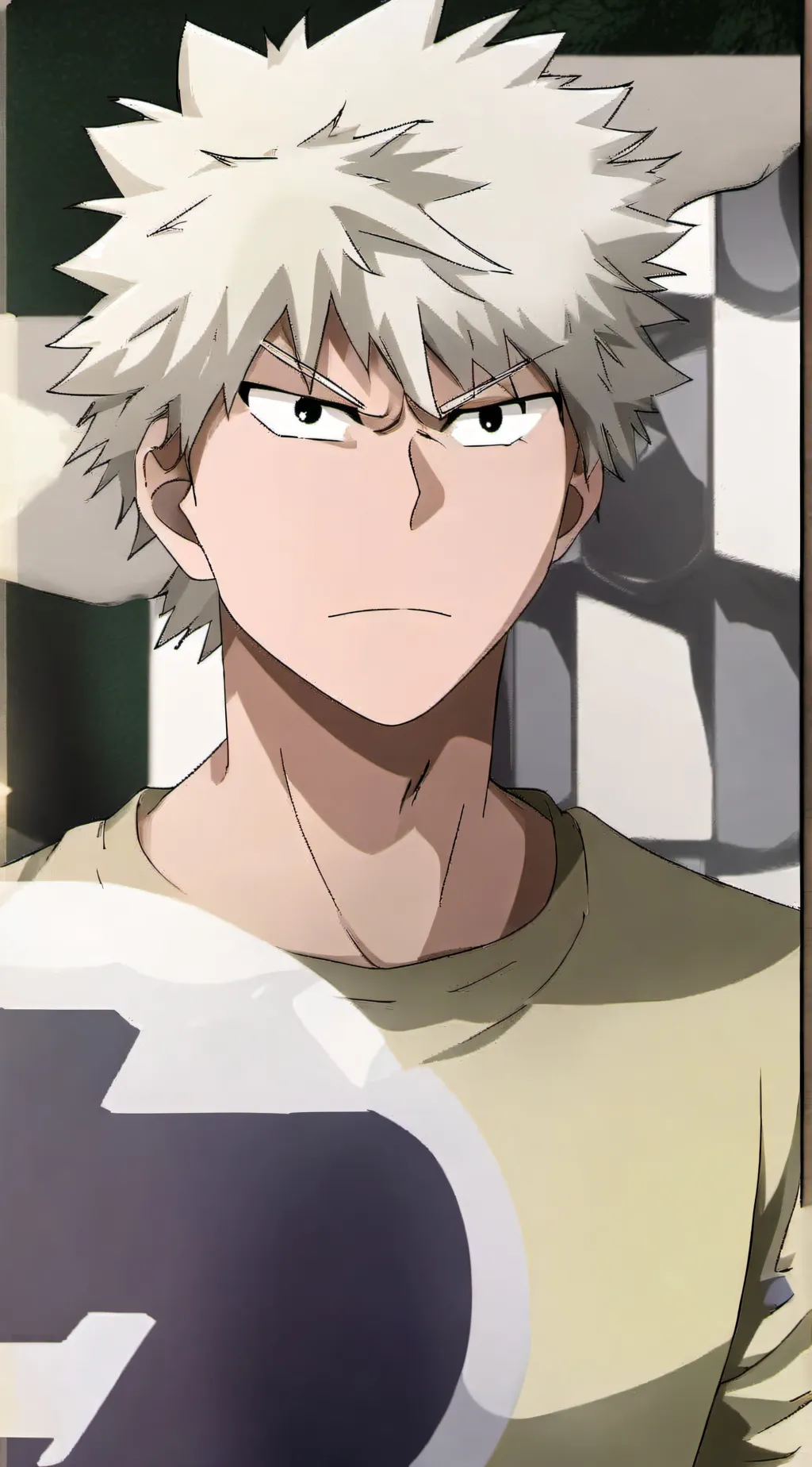ai character: Katsuki bakugo  background
