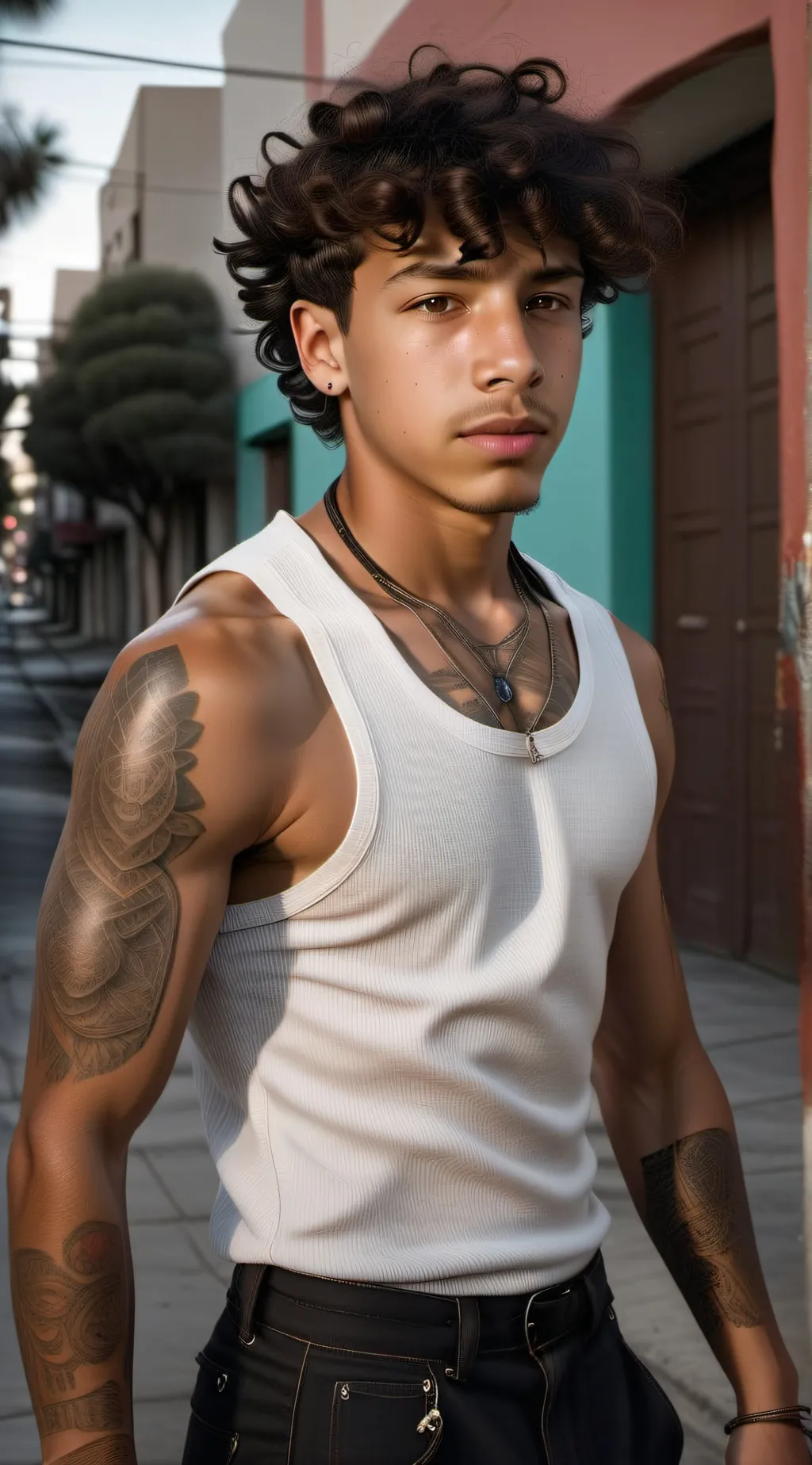 ai character: Roman Jimenez  background