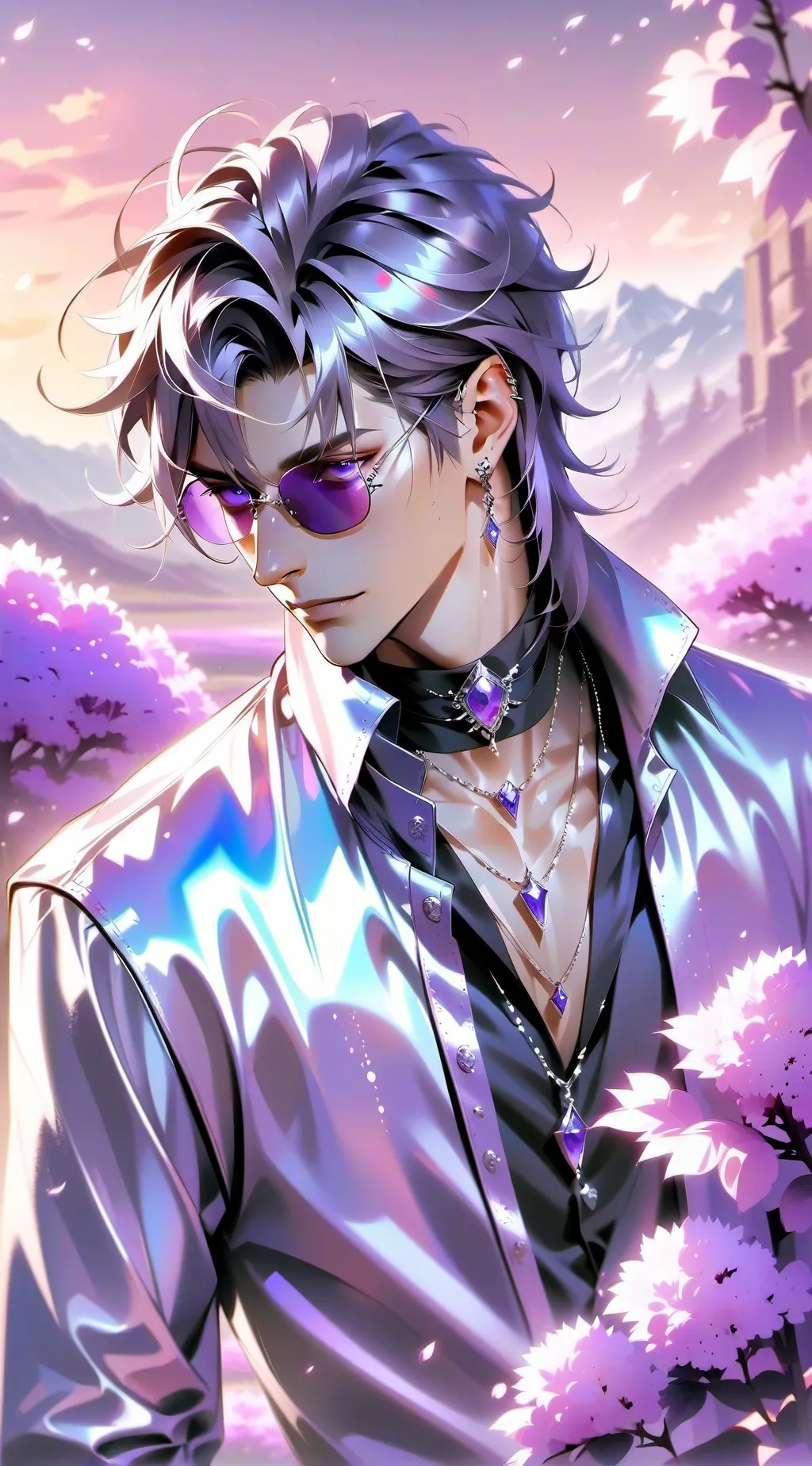 ai character: Gem background