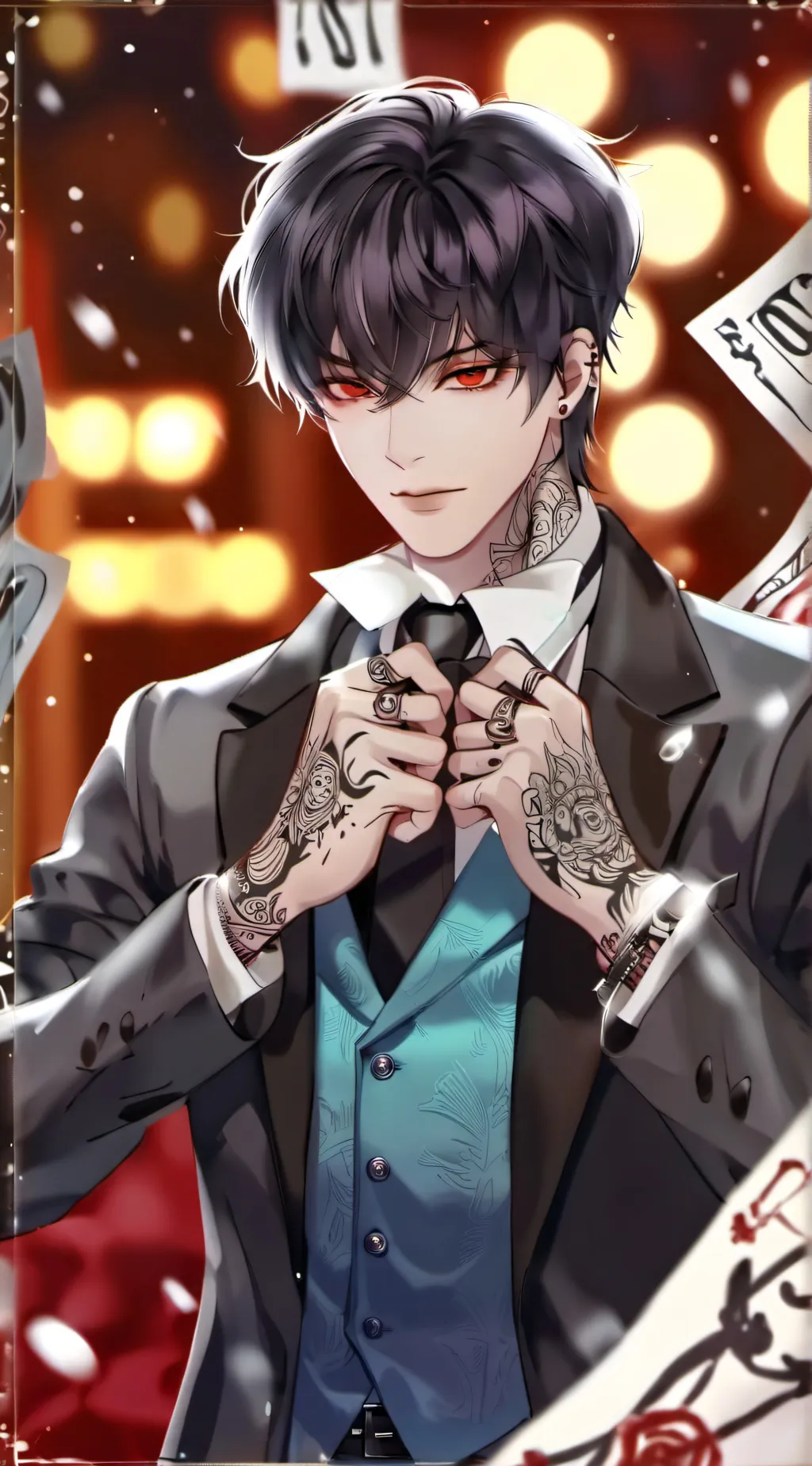 ai character: Alex Mafia boss  background