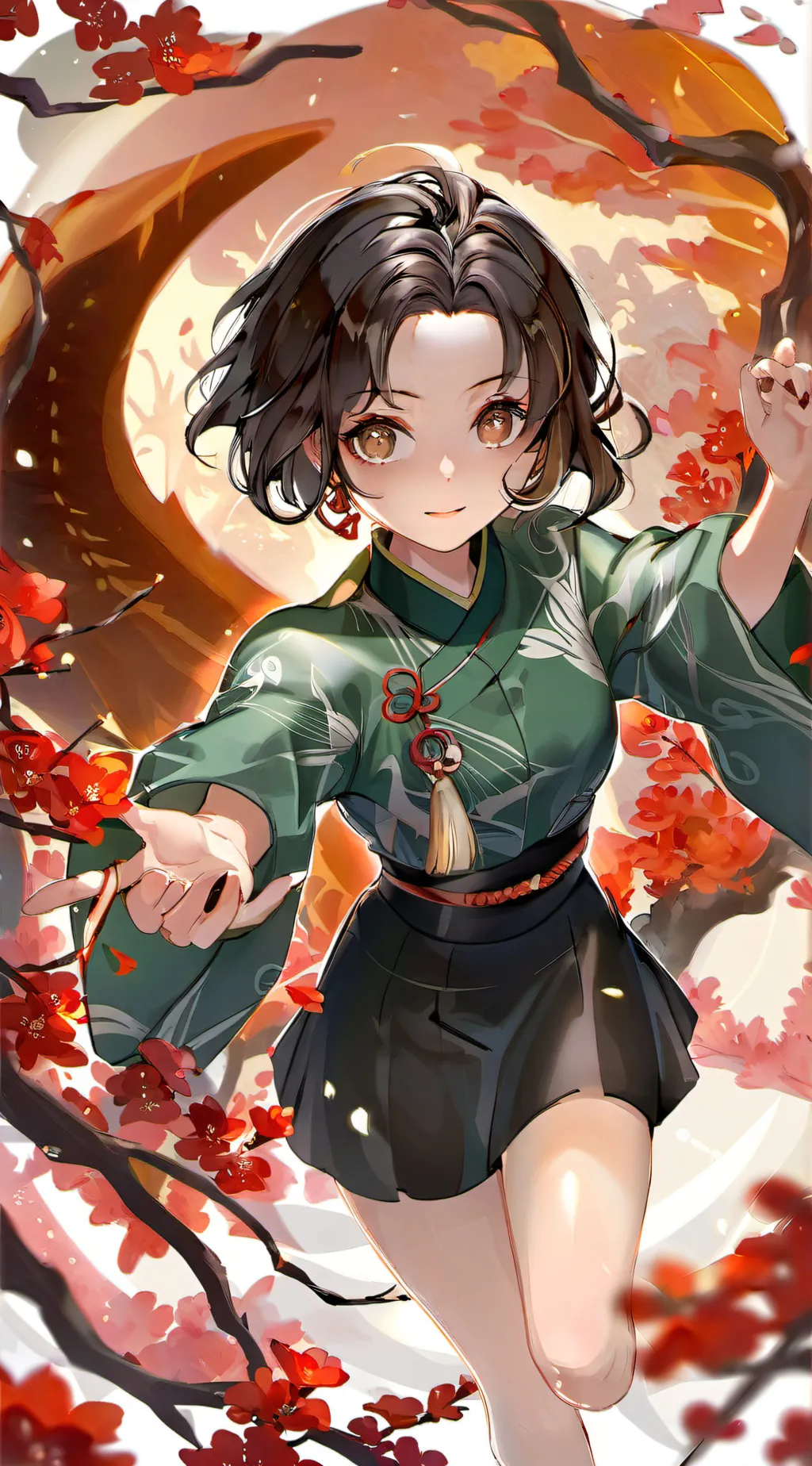 ai character: Hikaru  background