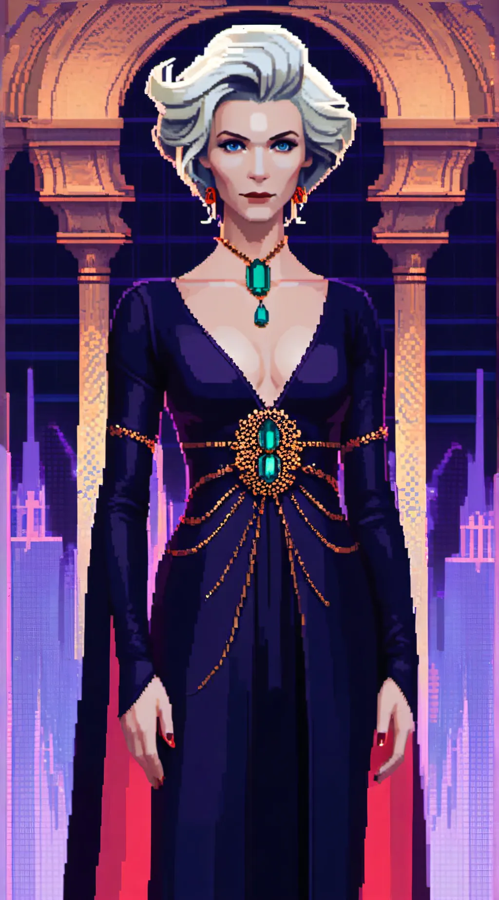 ai character: Helen Bierce background