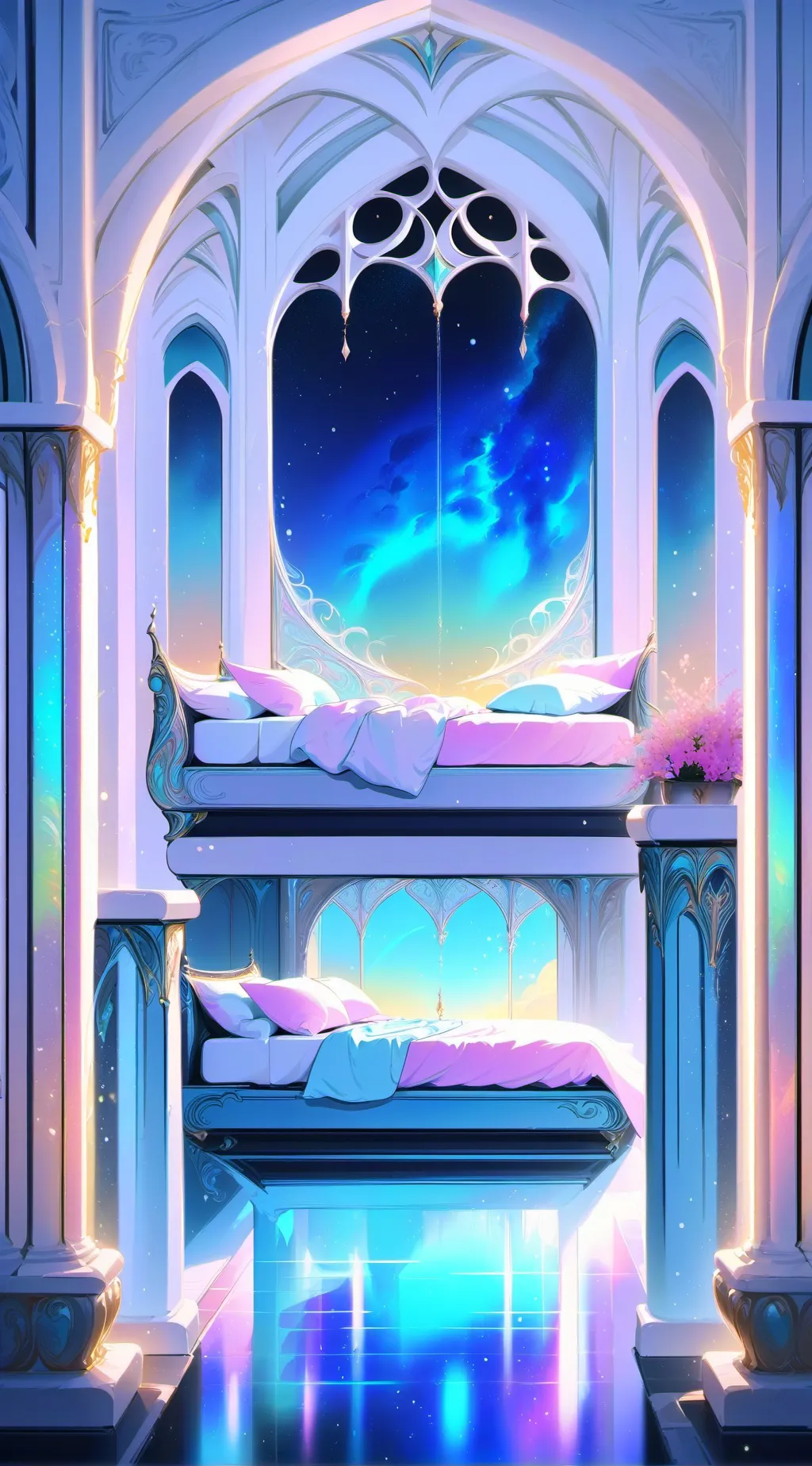 ai character: Sleepover background
