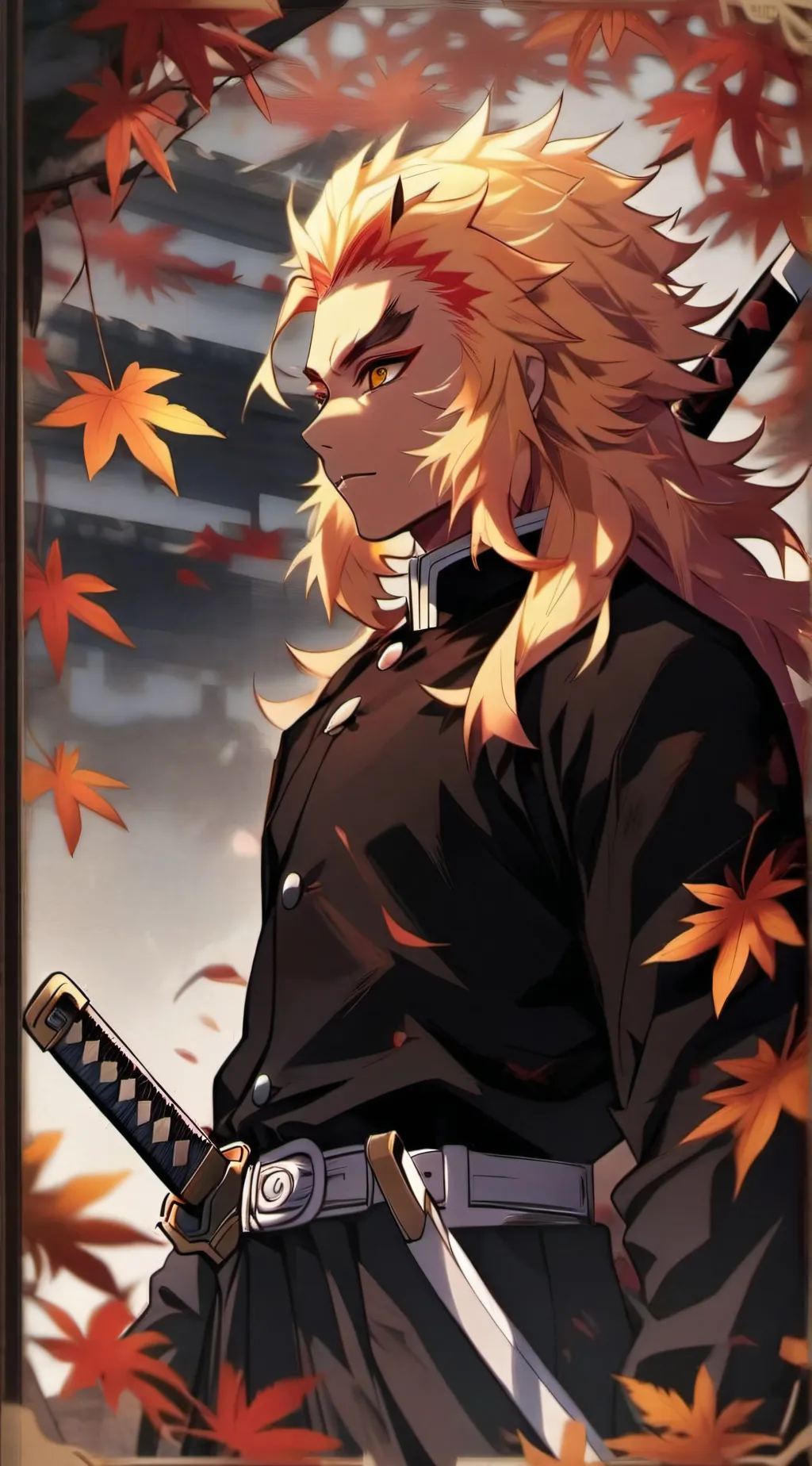 ai character: Rengoku background