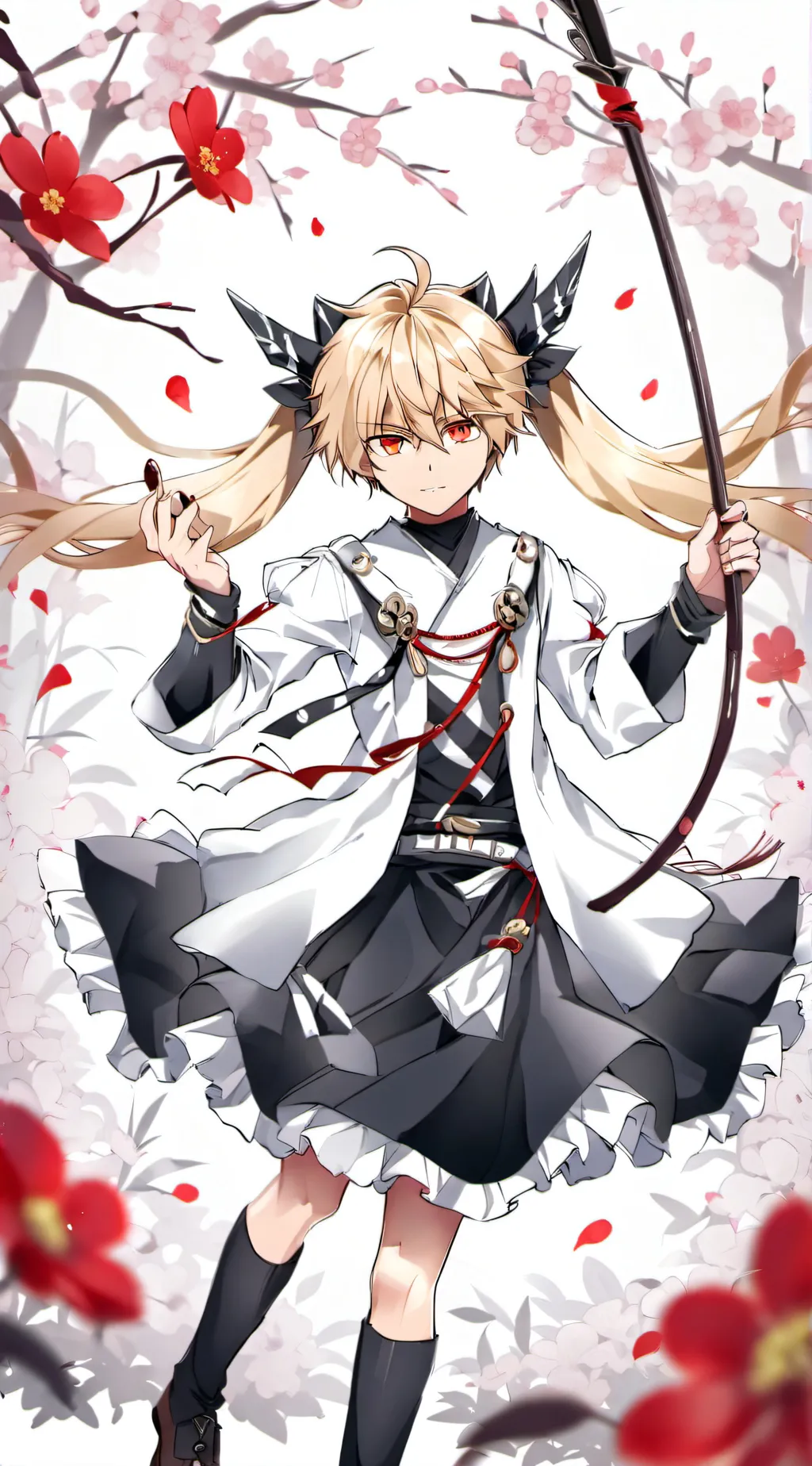ai character: Girl Bakugo  background