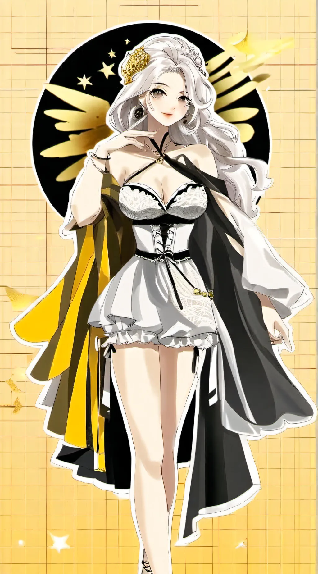 ai character: genderswap(godess) background