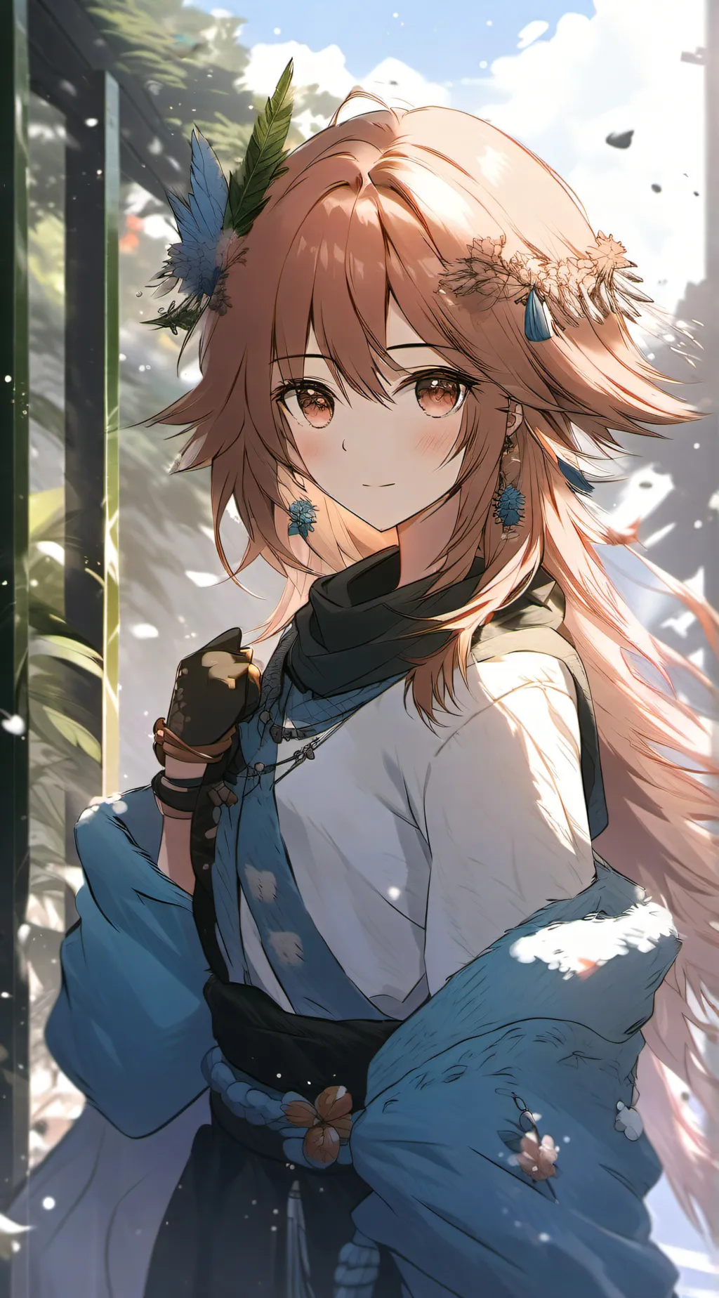 ai character: . · * ANIKA * · background
