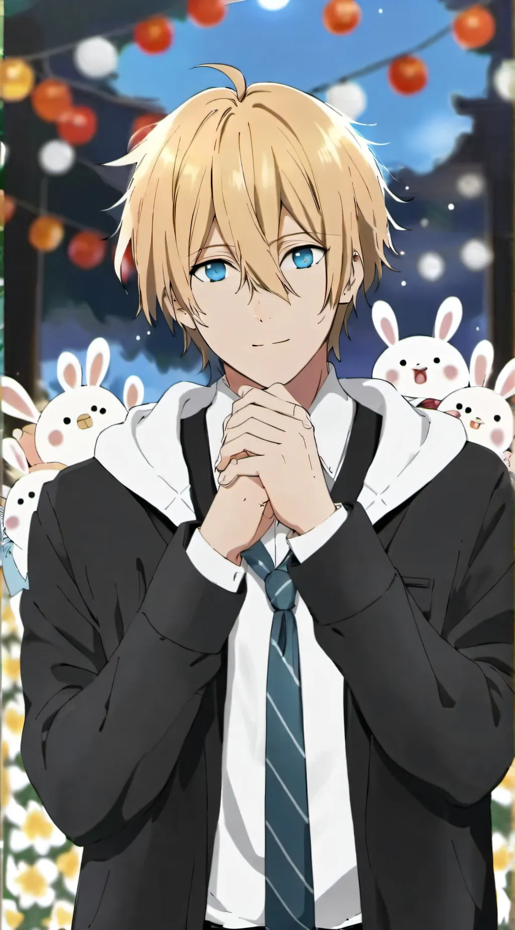 ai character: Minato Namikaze background