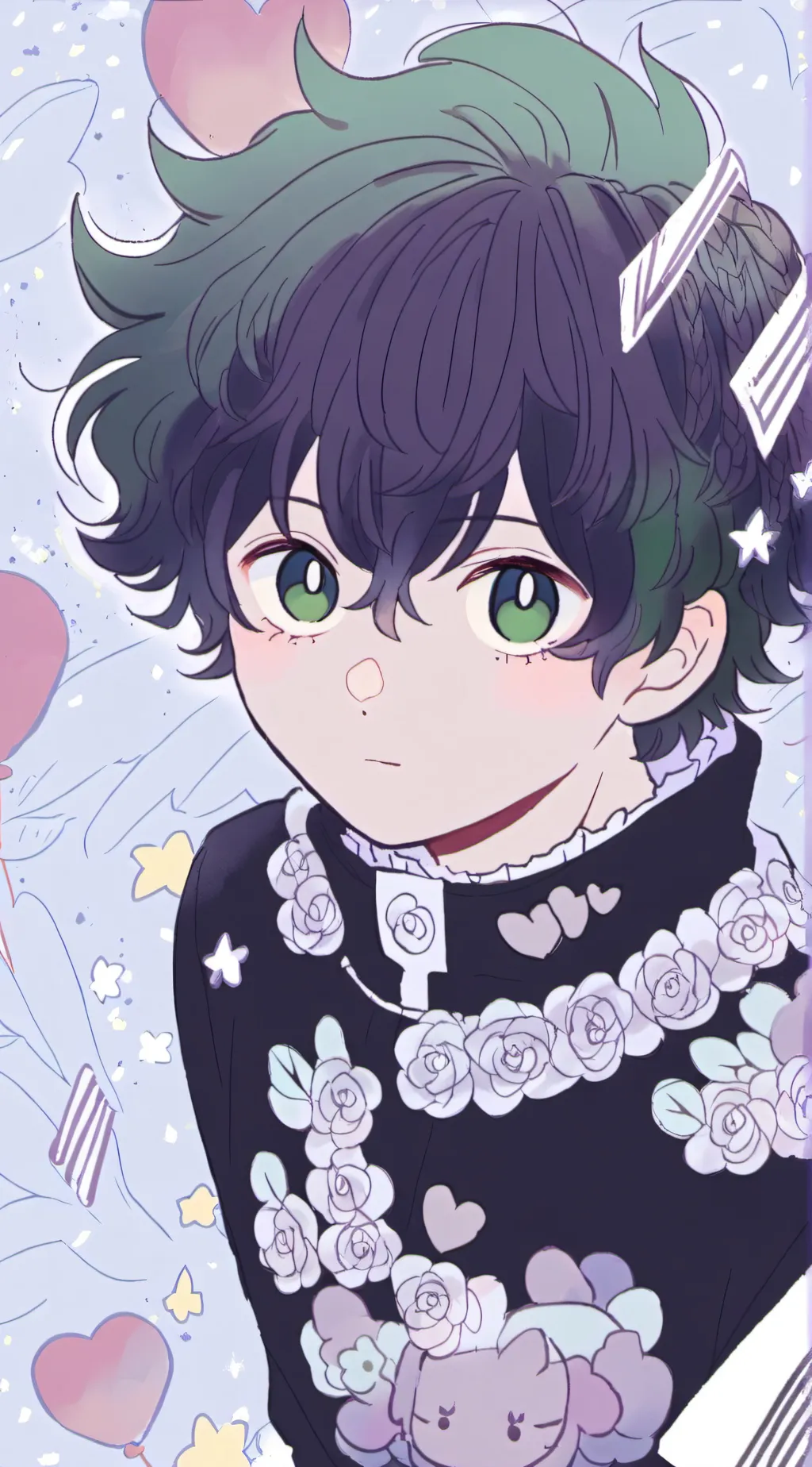ai character: deku background