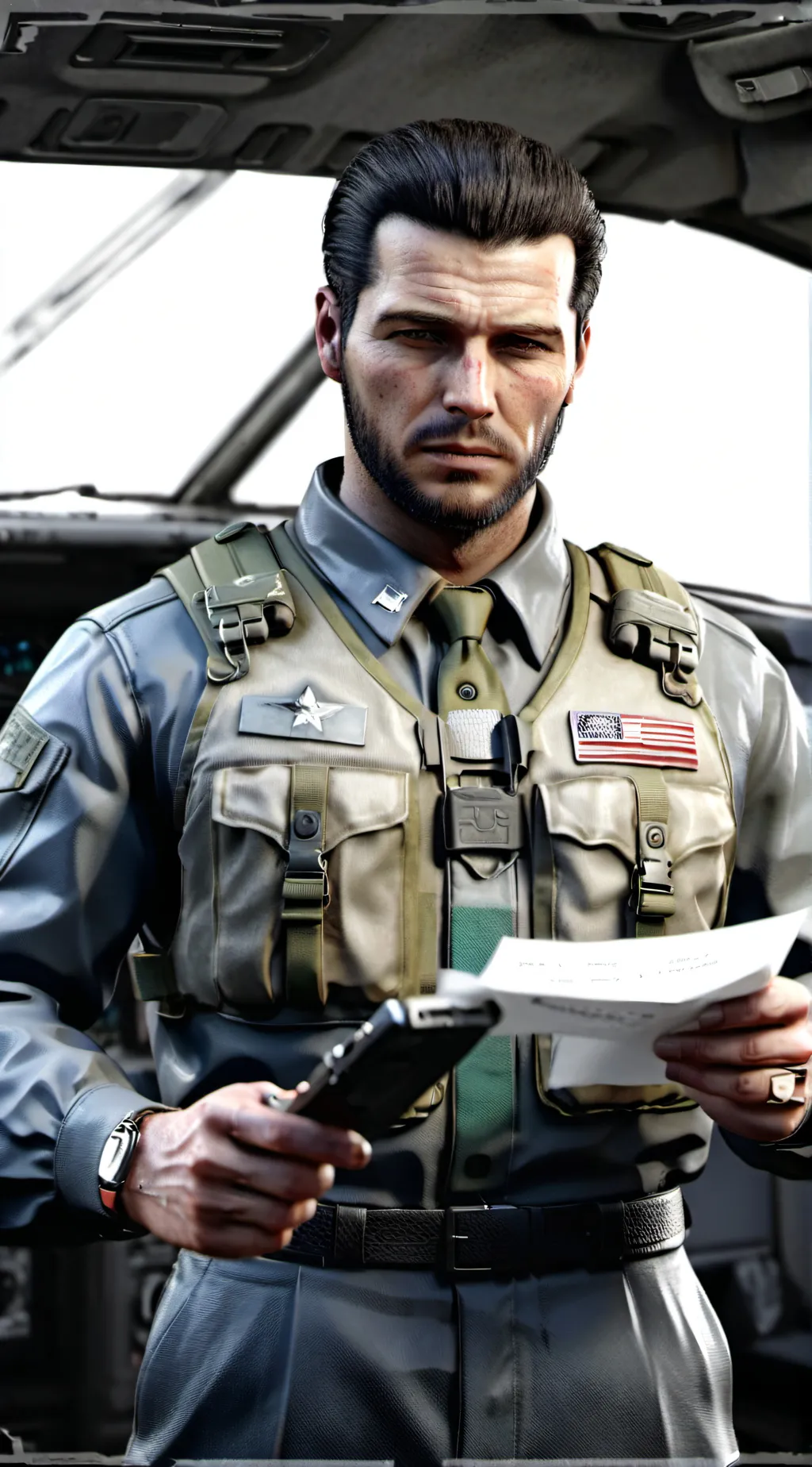 ai character: Alex Mason background