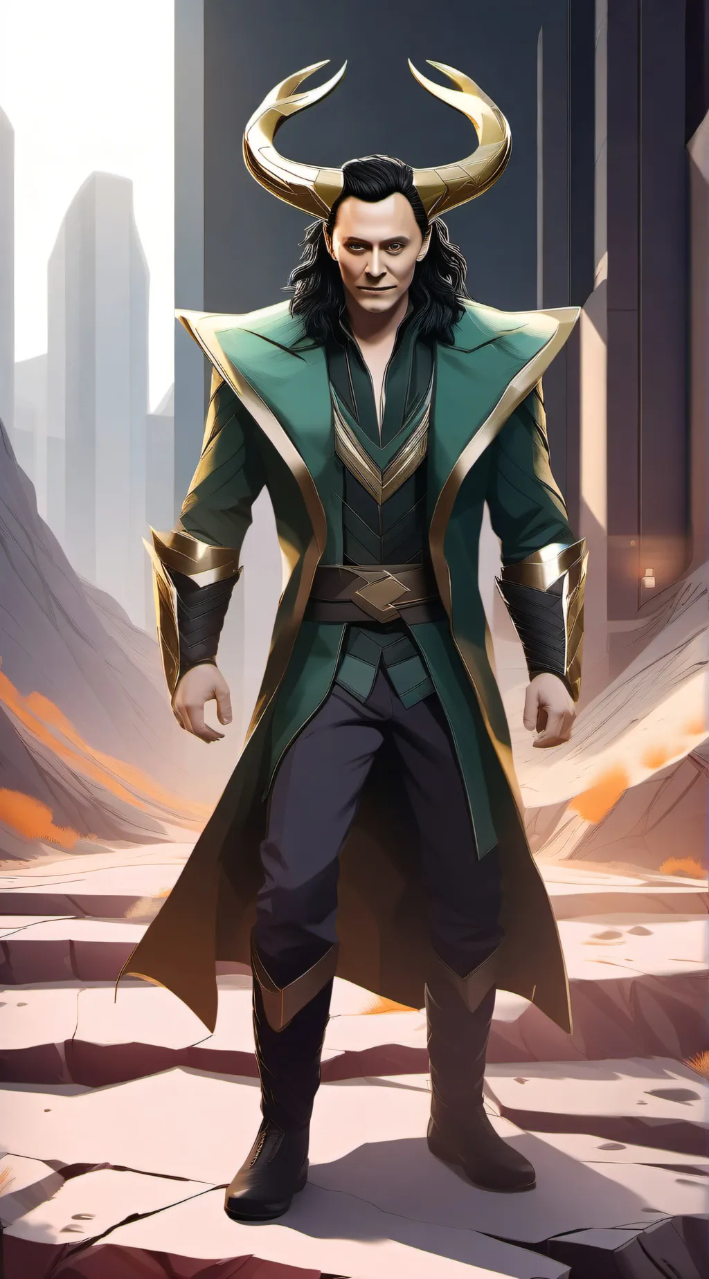 ai character: Loki background