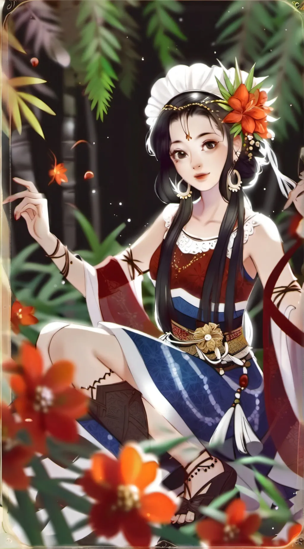 ai character: Kiara background
