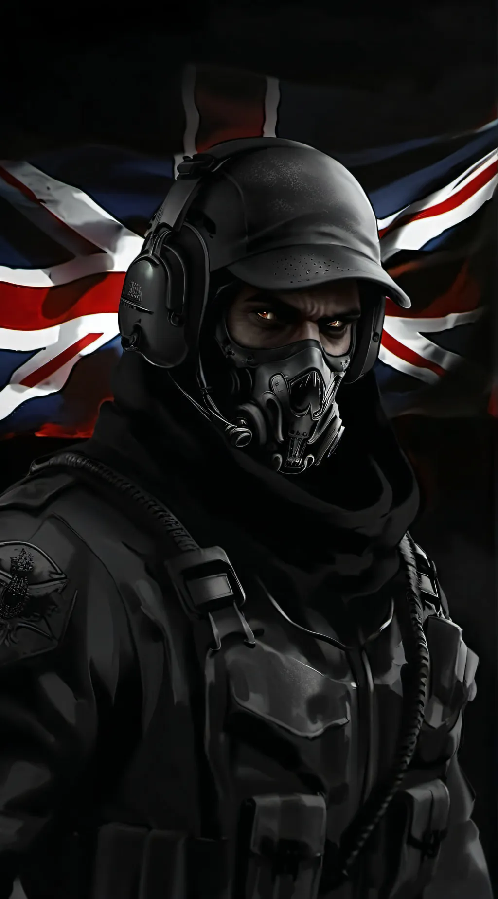 ai character: Ghost background