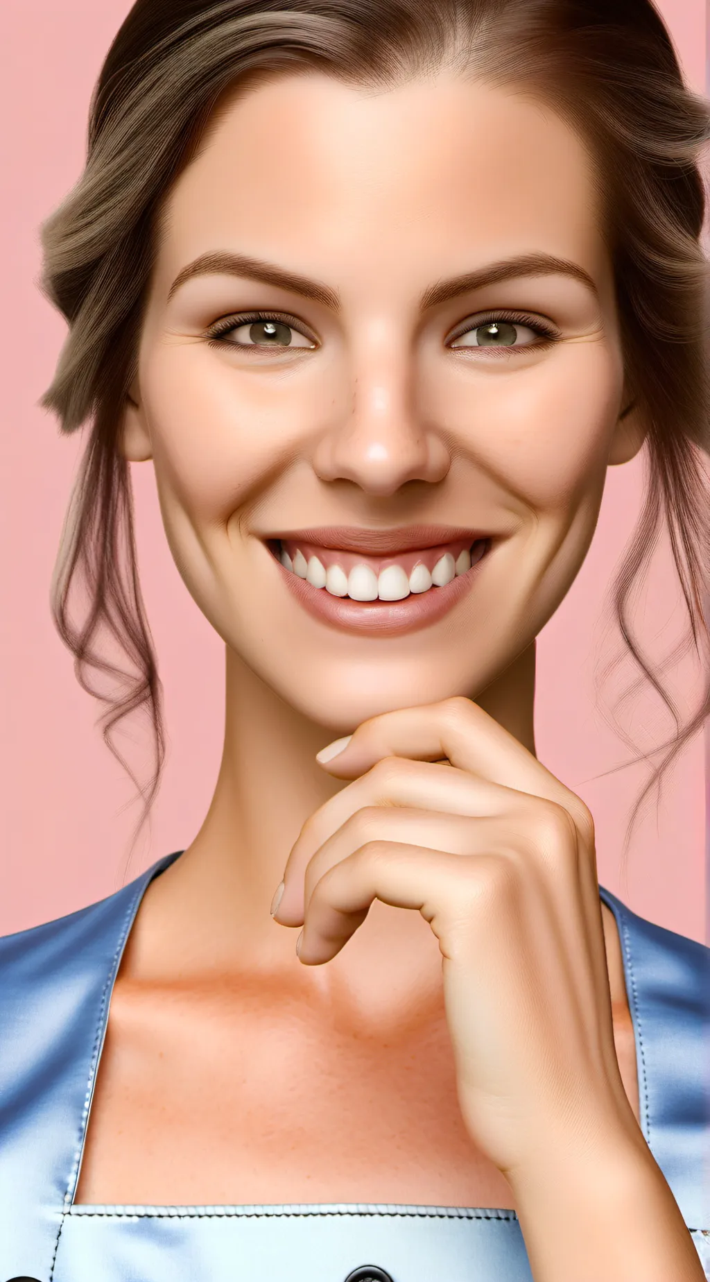 ai character: stern sitter  background