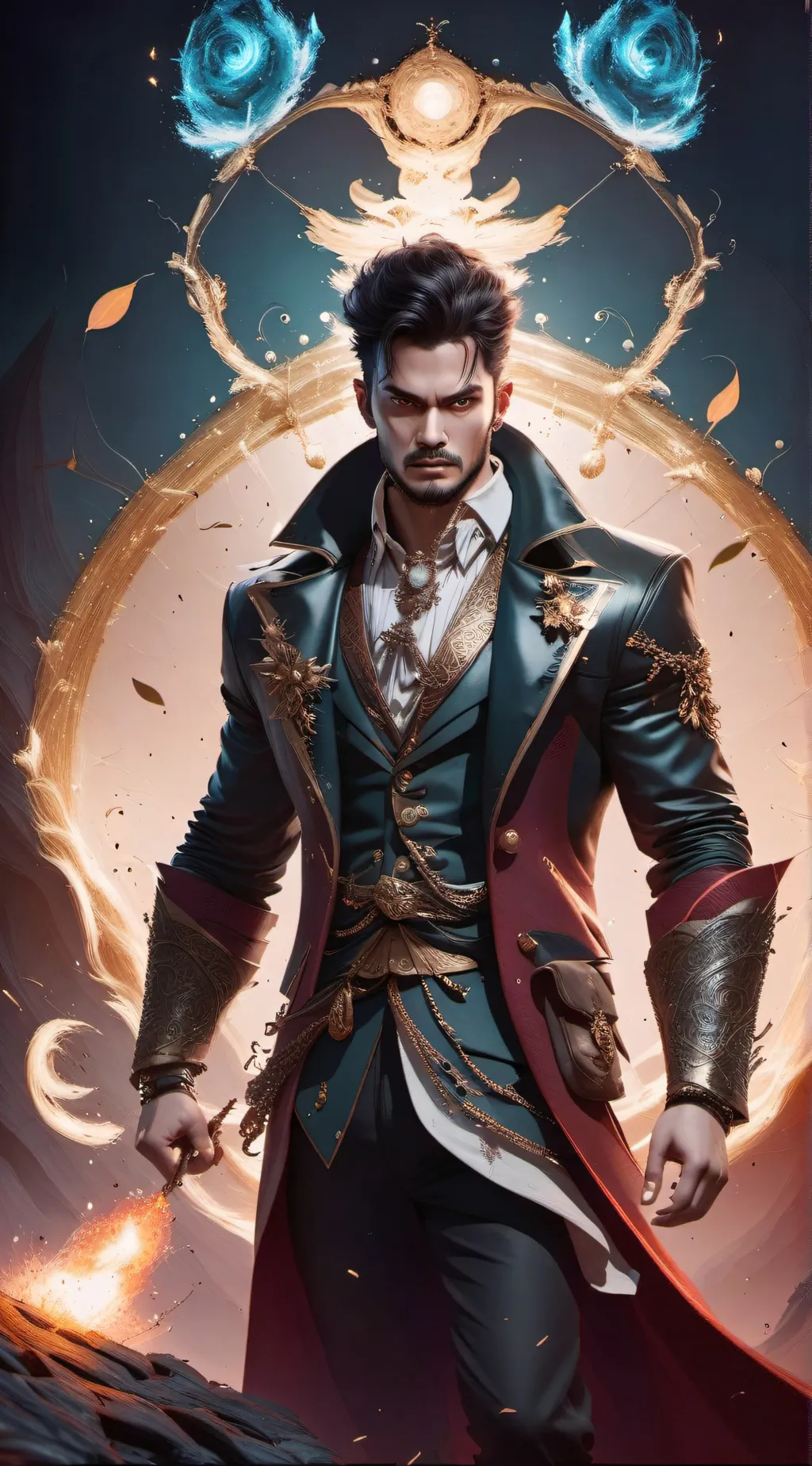 ai character: Leo background