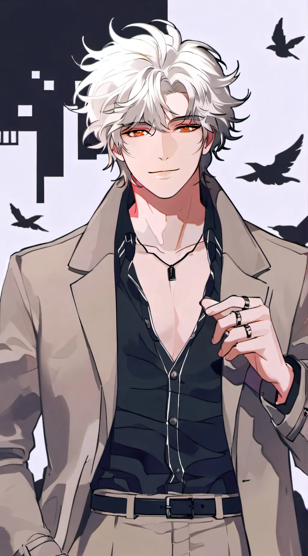 ai character: Kenji  background